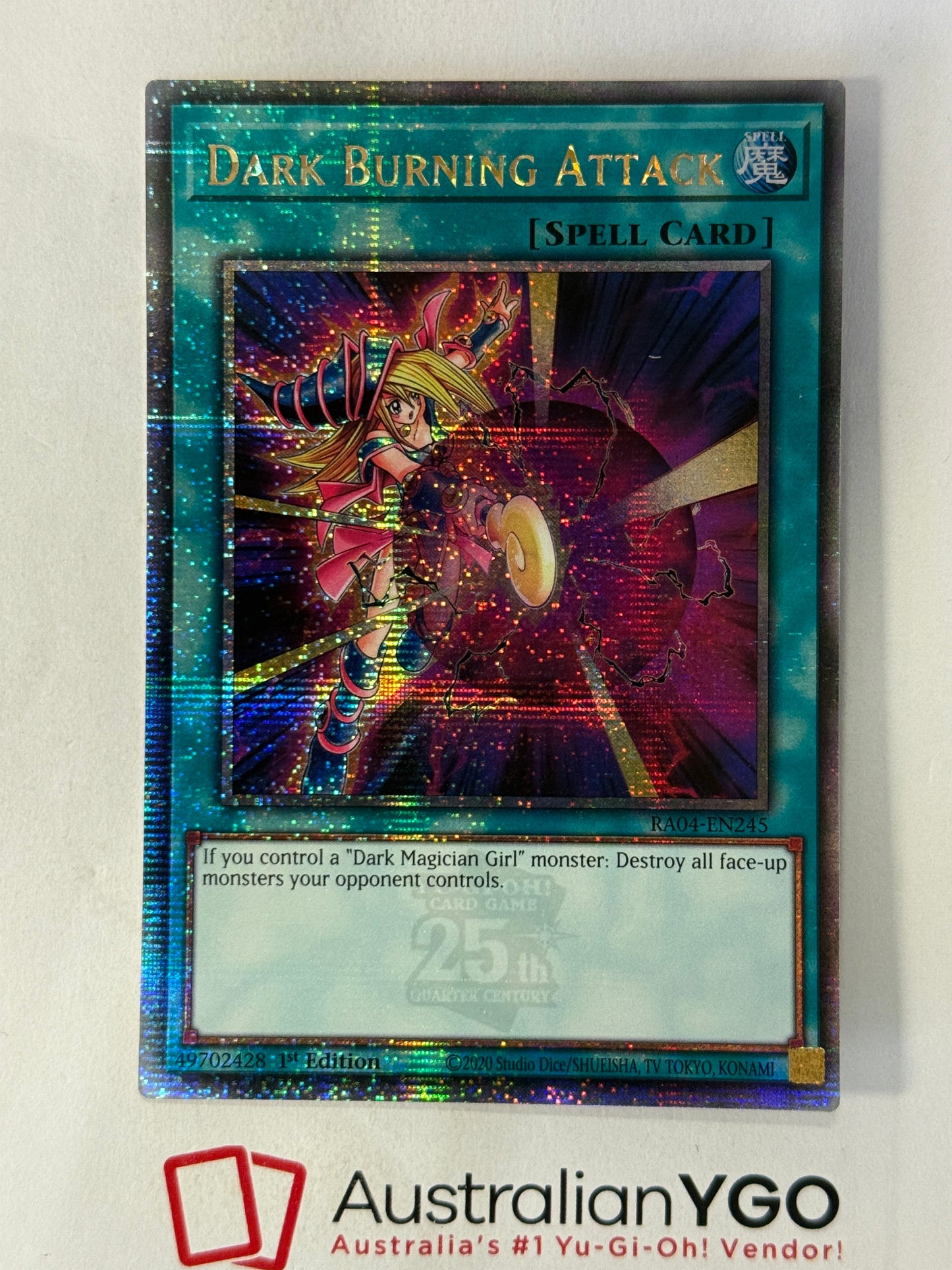 DARK BURNING ATTACK RA04-EN245 (QCR)