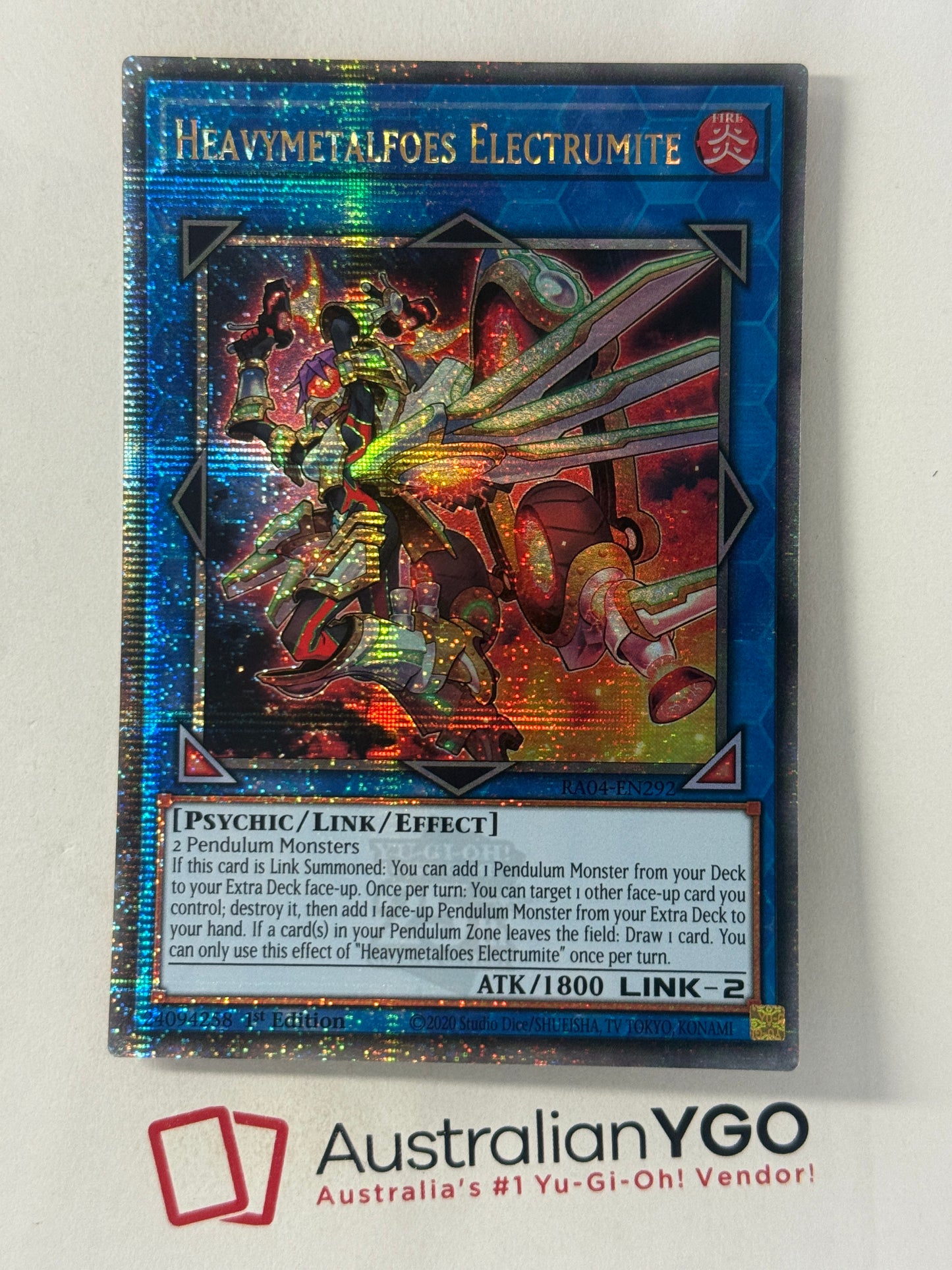 HEAVY METALFOES ELECTRUMITE RA04-EN292 (QCR)