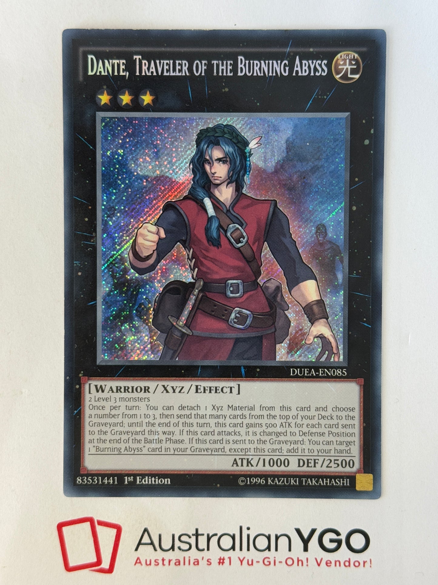 DANTE, TRAVELER OF THE BURNING ABYSS DUEA-ENO85