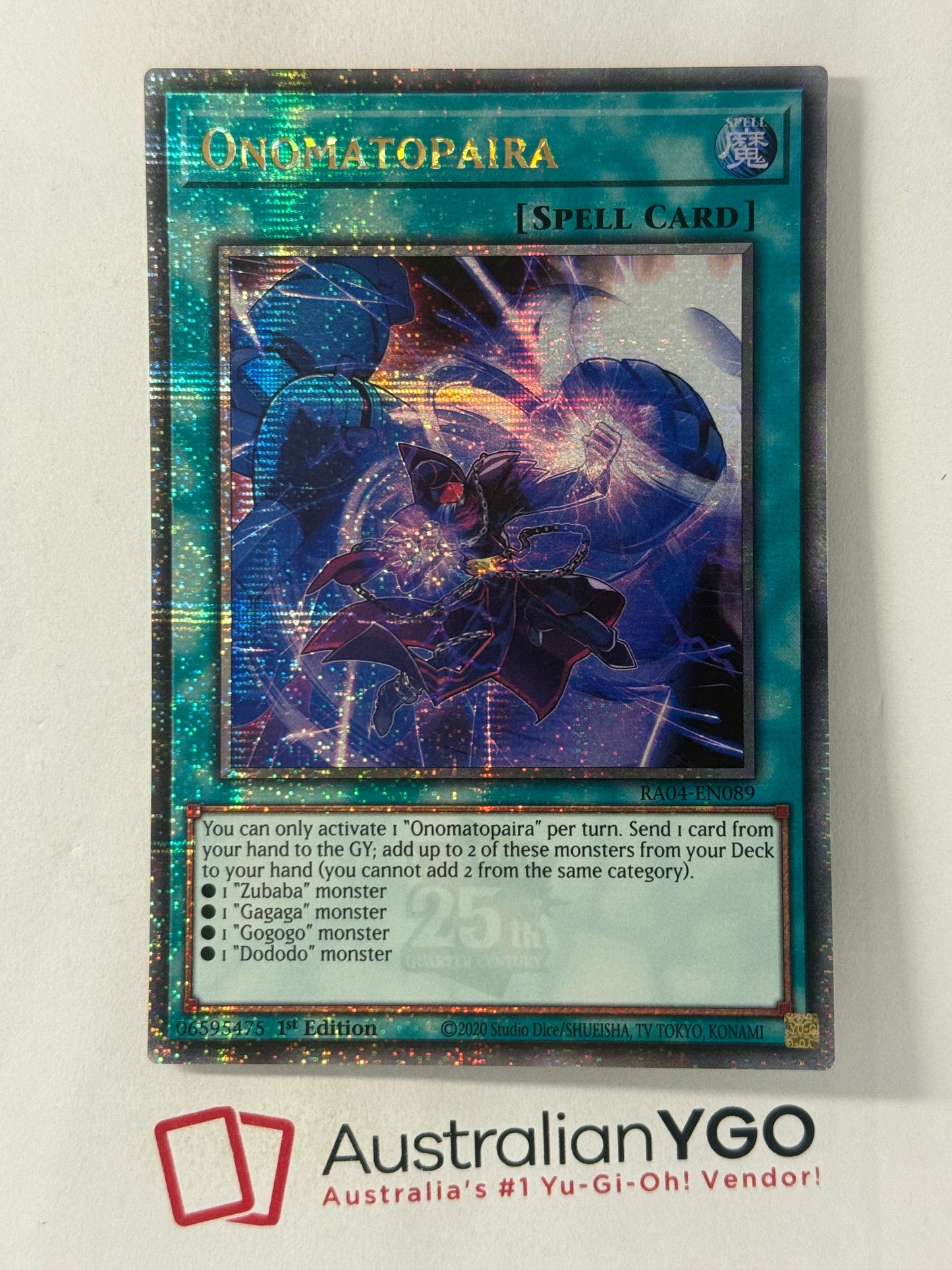 ONOMATOPAIRA RA04-ENO89 (QCR)