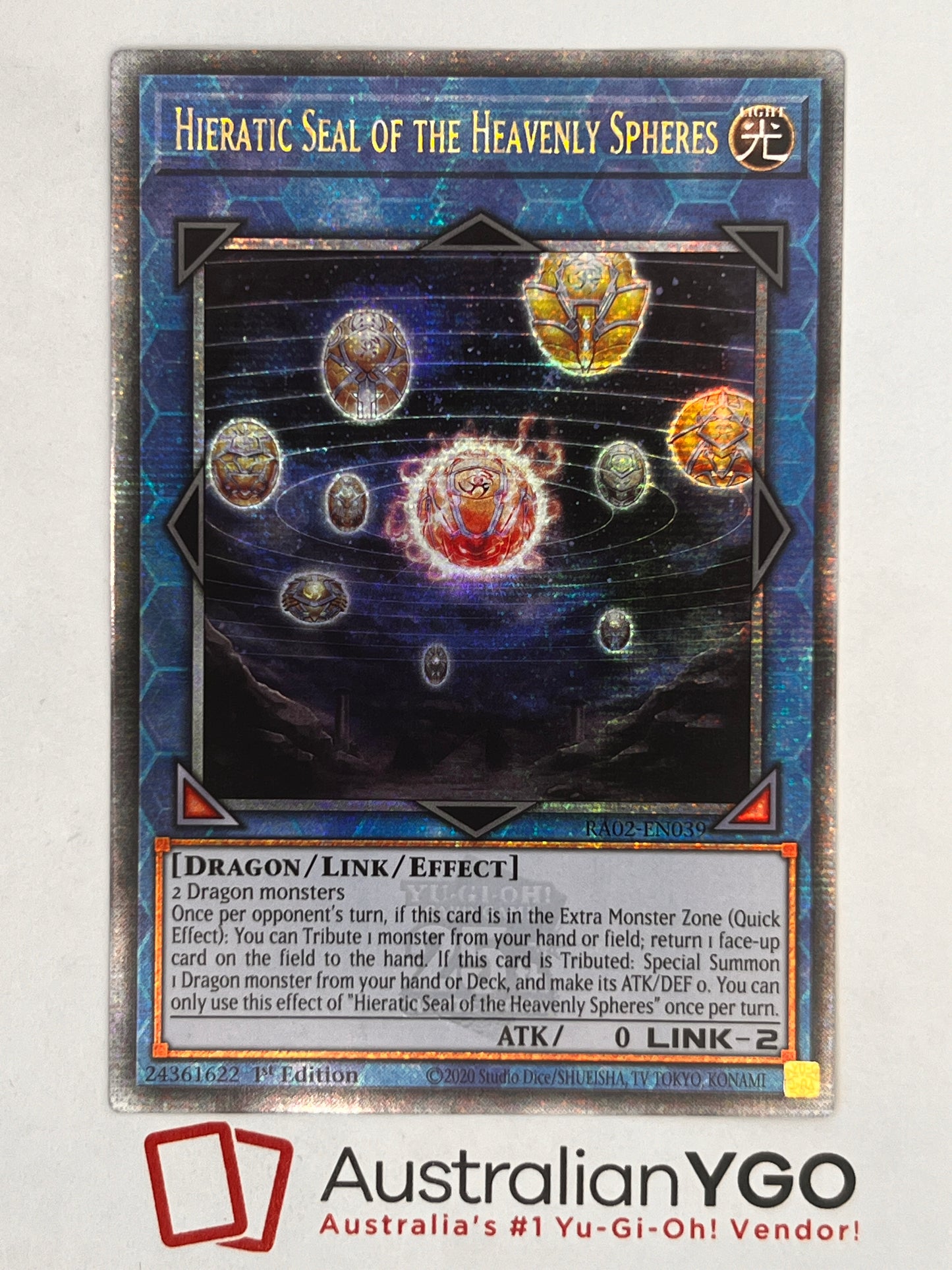 HIERATIC SEAL OF THE HEAVENLY SPHERES RA02-EN039 (QCR)