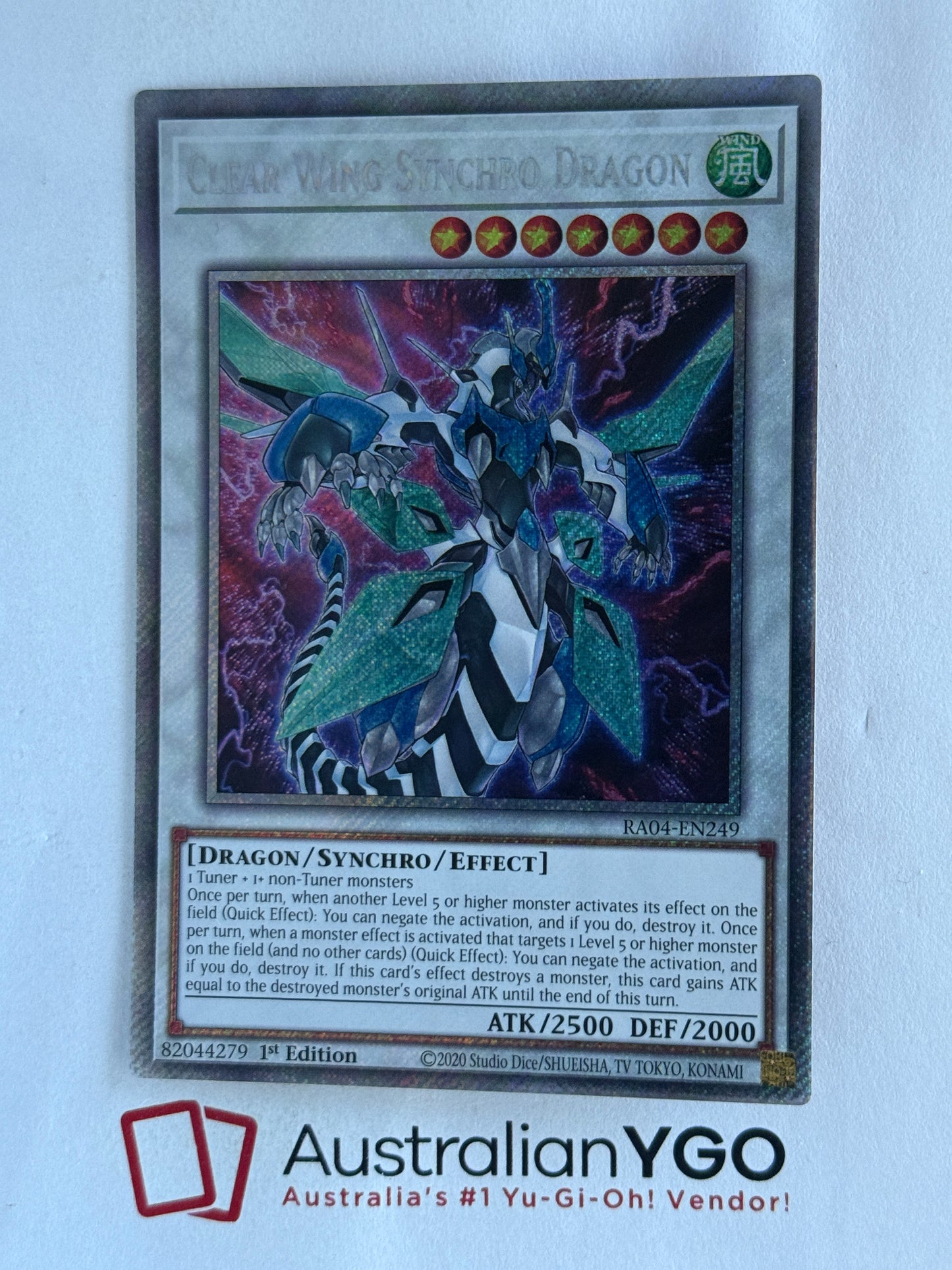 CLEAR WING SYNCHRO DRAGON RA04-EN249
