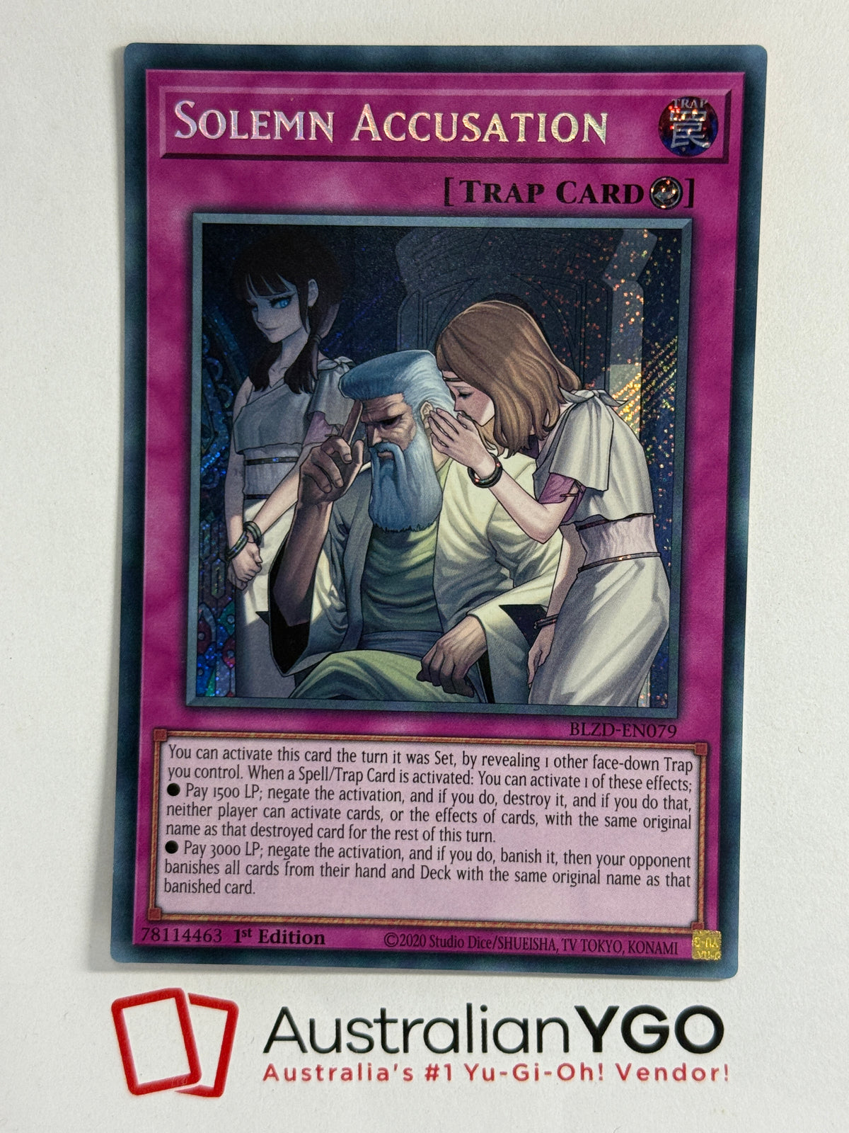 SOLEMN ACCUSATION BLZD-EN079