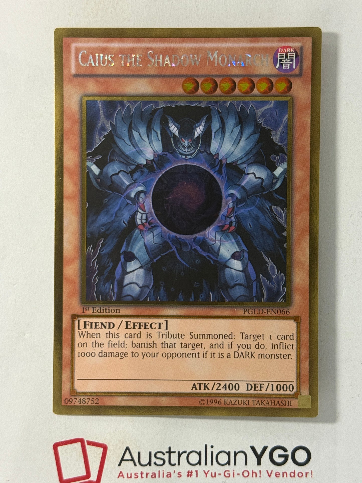 CAIUS THE SHADOW MONARCH PGLD-EN066
