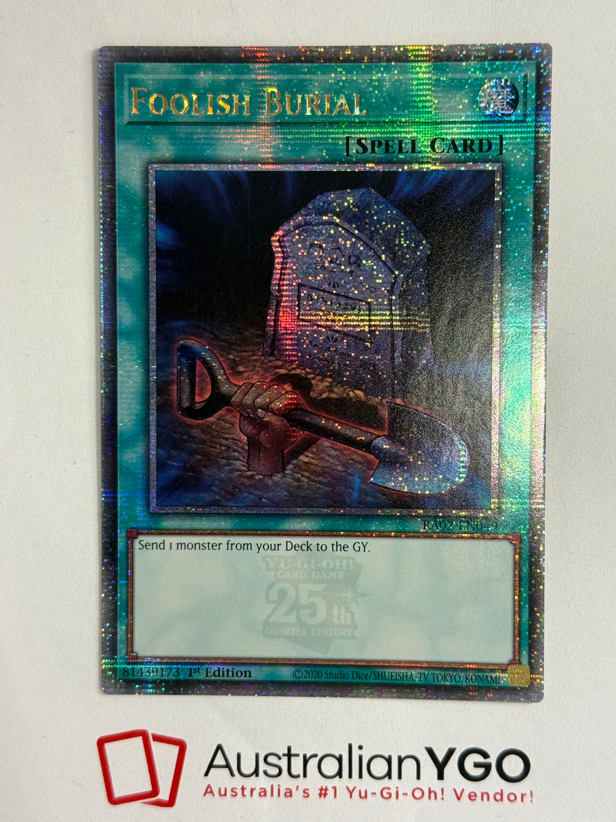FOOLISH BURIAL RA02-EN049 (QCR)
