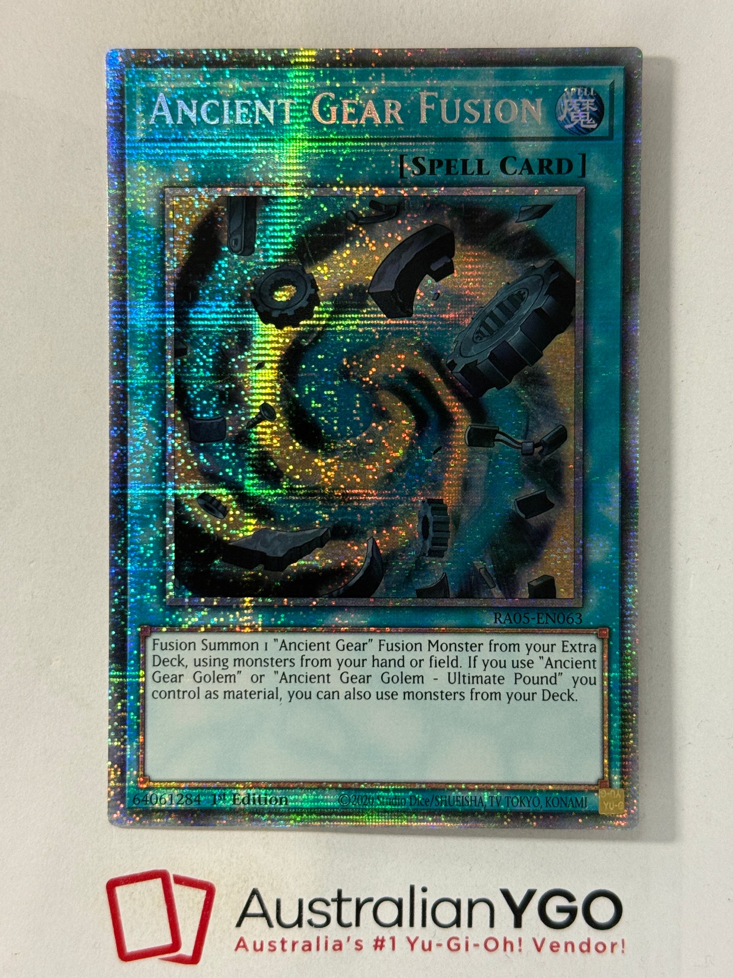 ANCIENT GEAR FUSION RA05-EN063 (Starlight Rare)