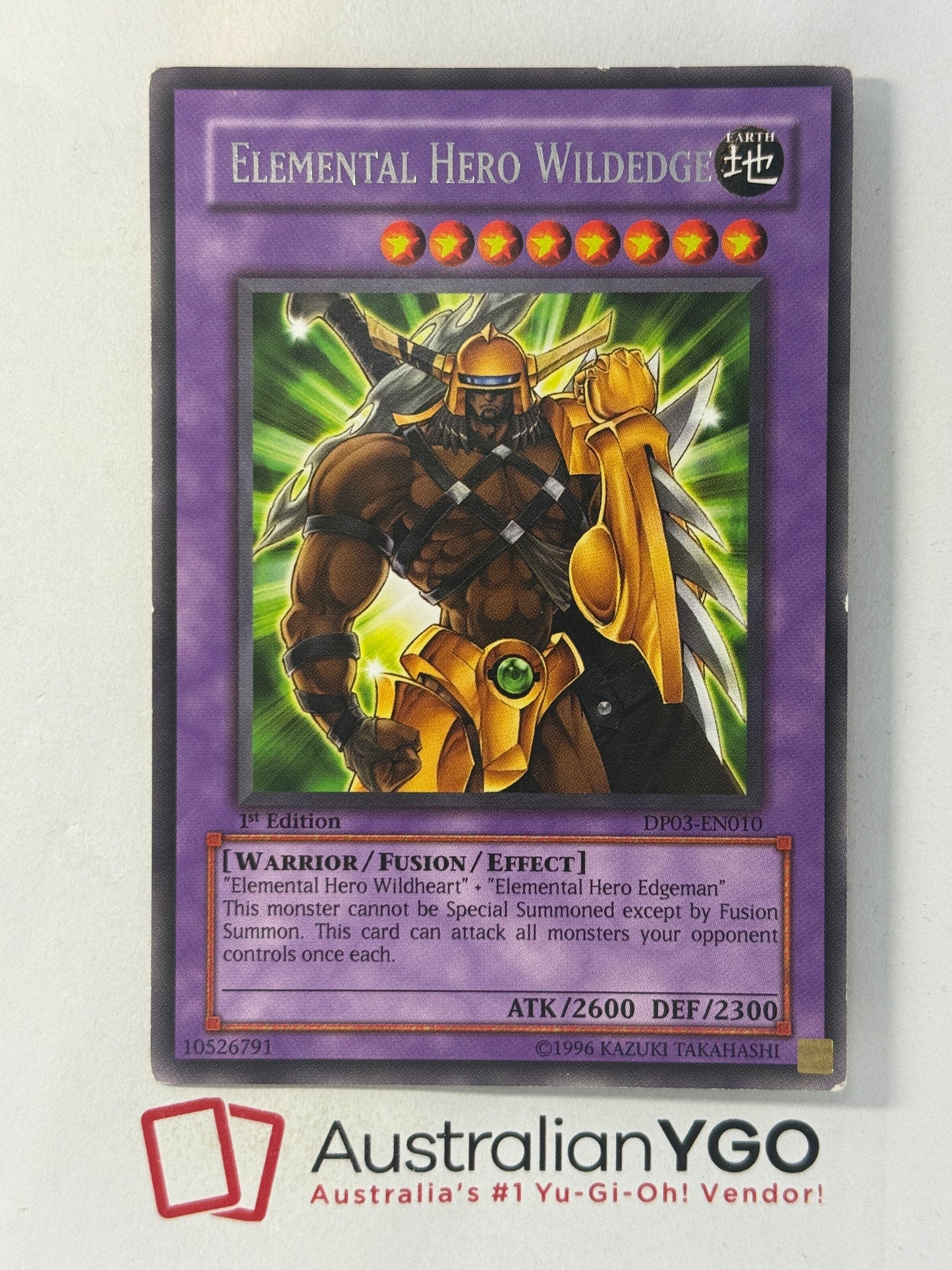 ELEMENTAL HERO WILDEDGE DPO3-EN010 (MISPRINT)