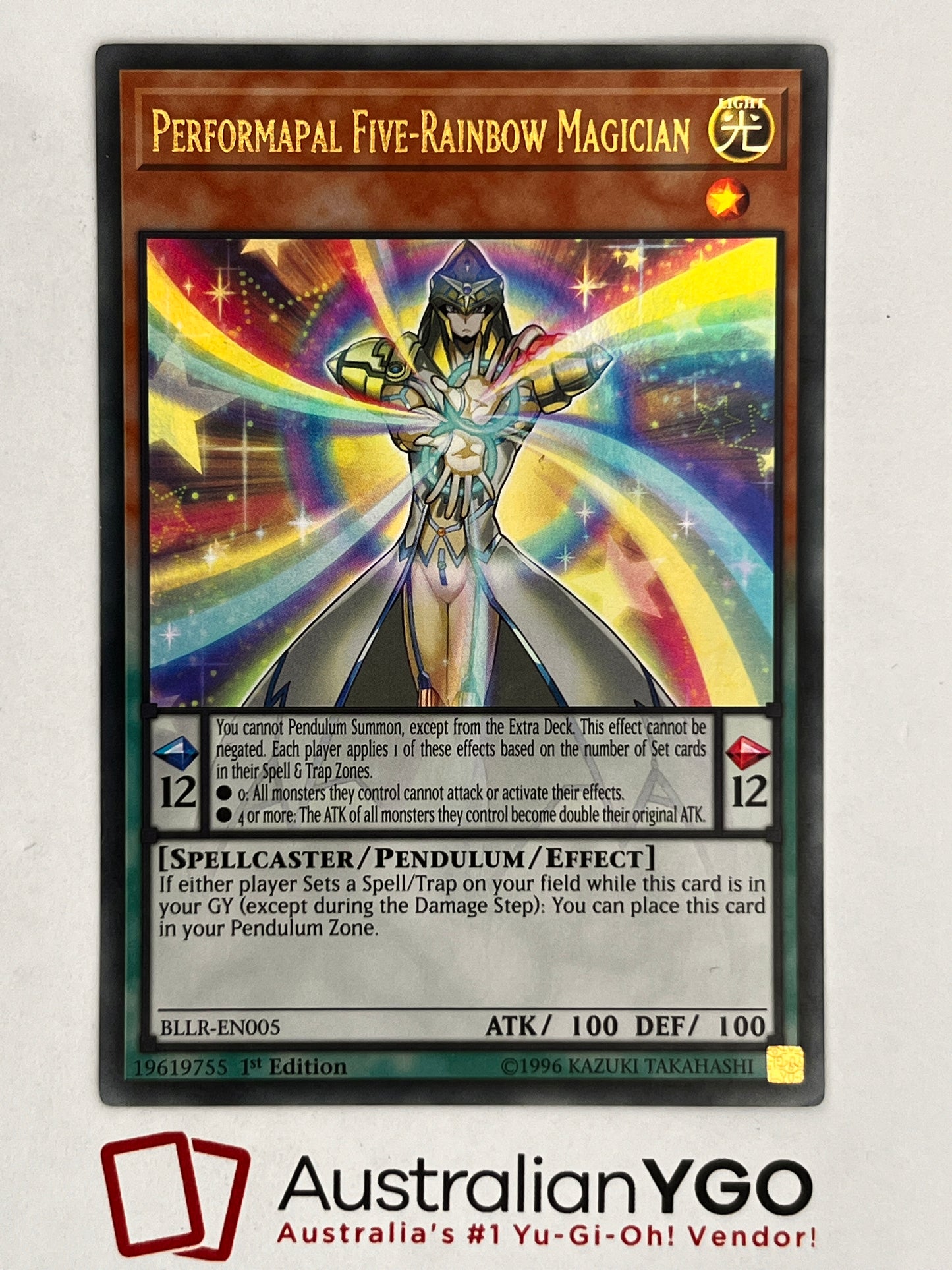 PERFORMAPAL FIVE-RAINBOW MAGICIAN BLLR-EN005