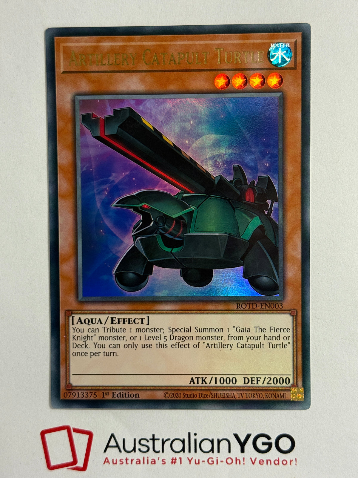 ARTILLERY CATAPULT TURTLE ROTD-EN003