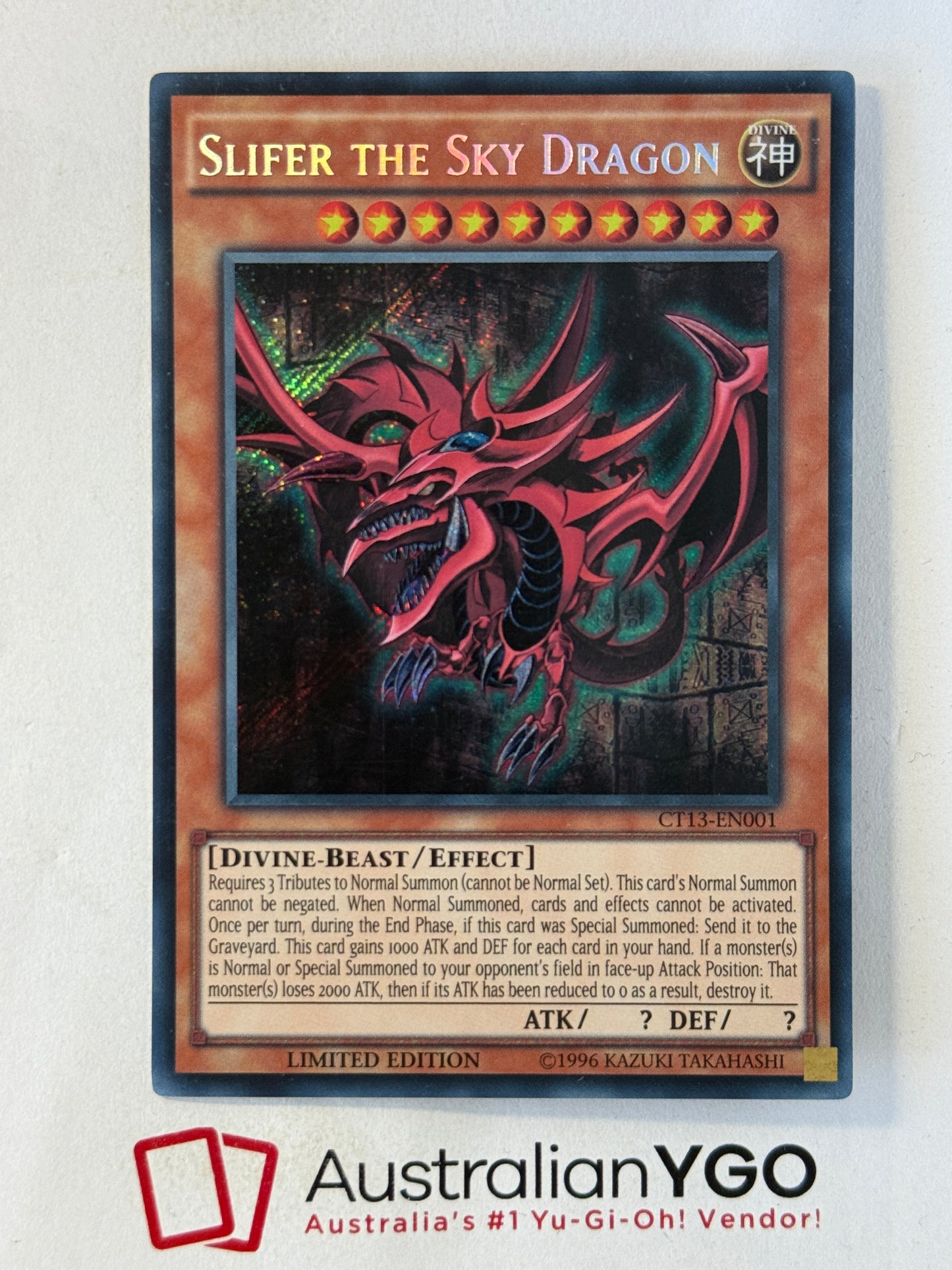 SLIFER THE SKY DRAGON CT13-EN001