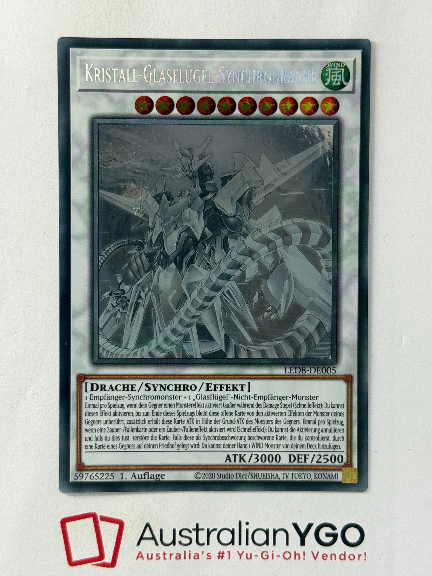 Crystal Clear Wing Synchro Dragon
LED8-DE005(Ghost)