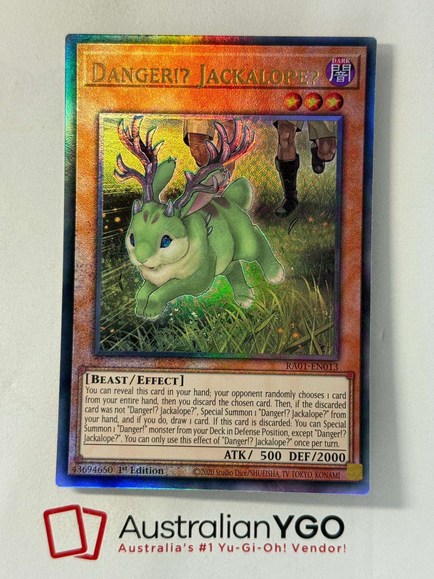 DANGER!? JACKALOPE RA01-EN013 (PUR)