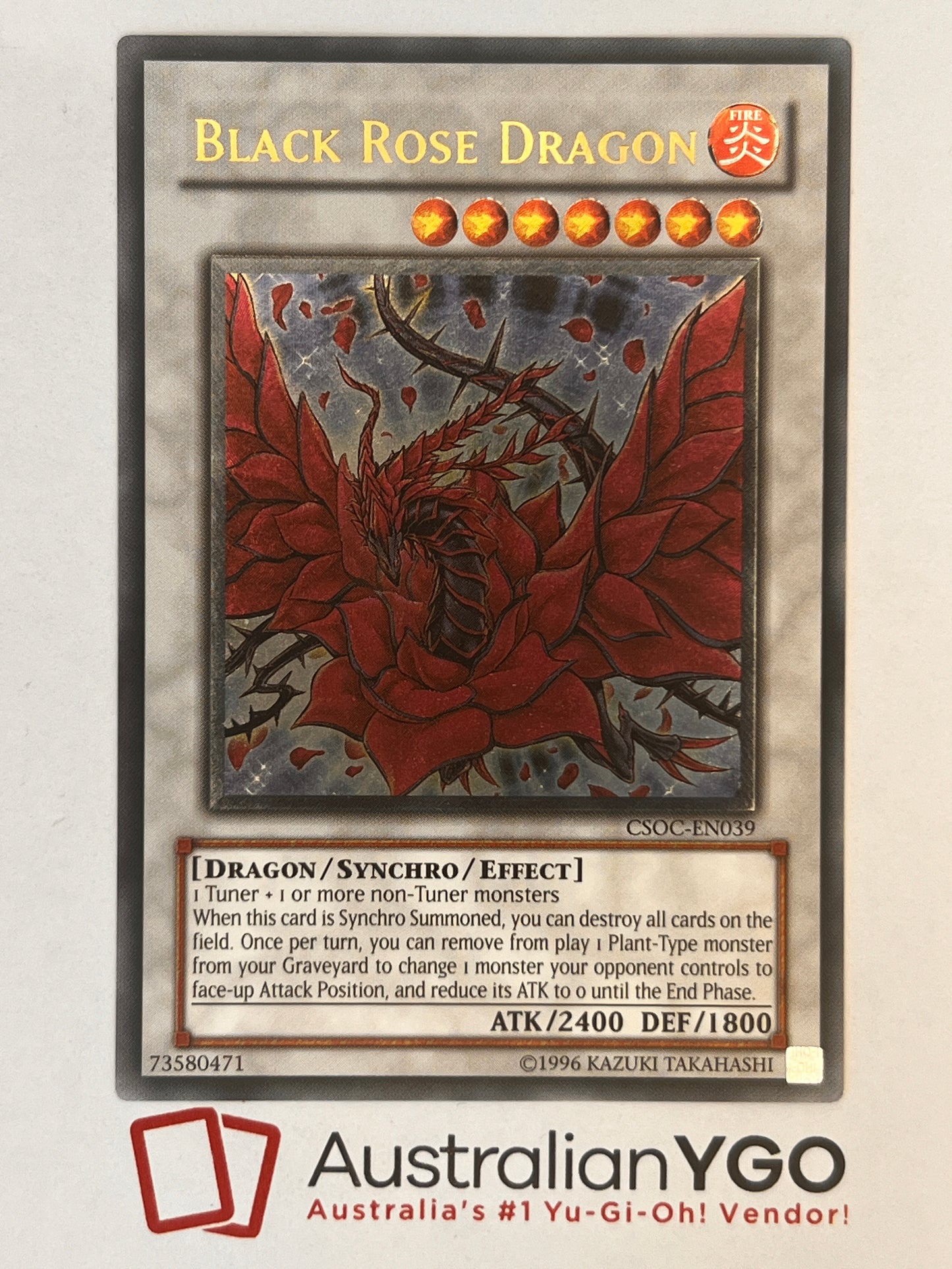 BLACK ROSE DRAGON CSOC-ENO39 (UTR)