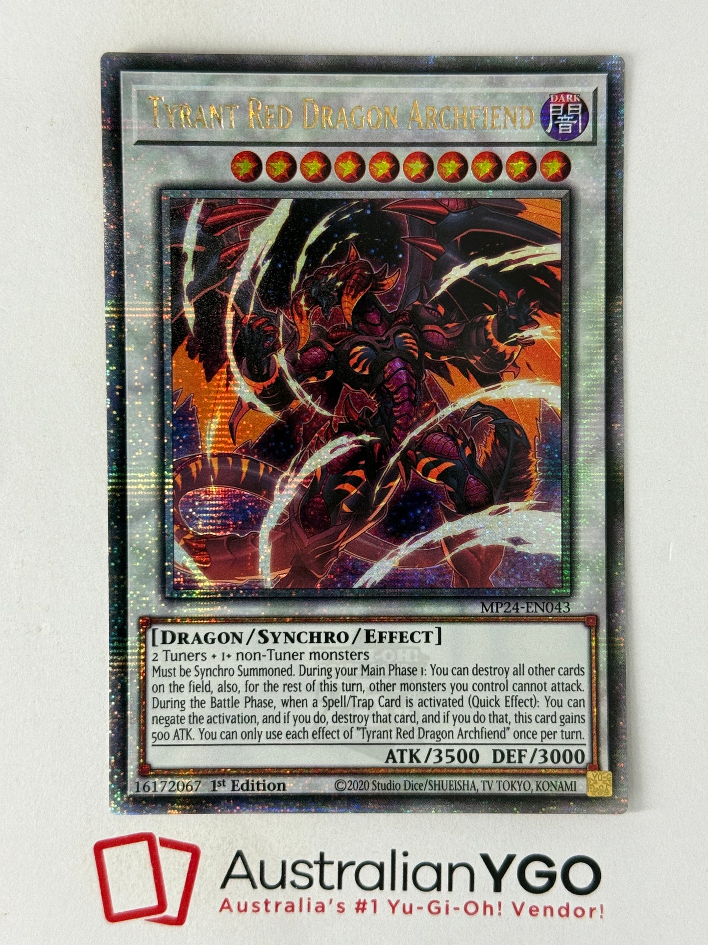 TYRANT RED DRAGON ARCHFIEND MP24-EN043 (QCR)