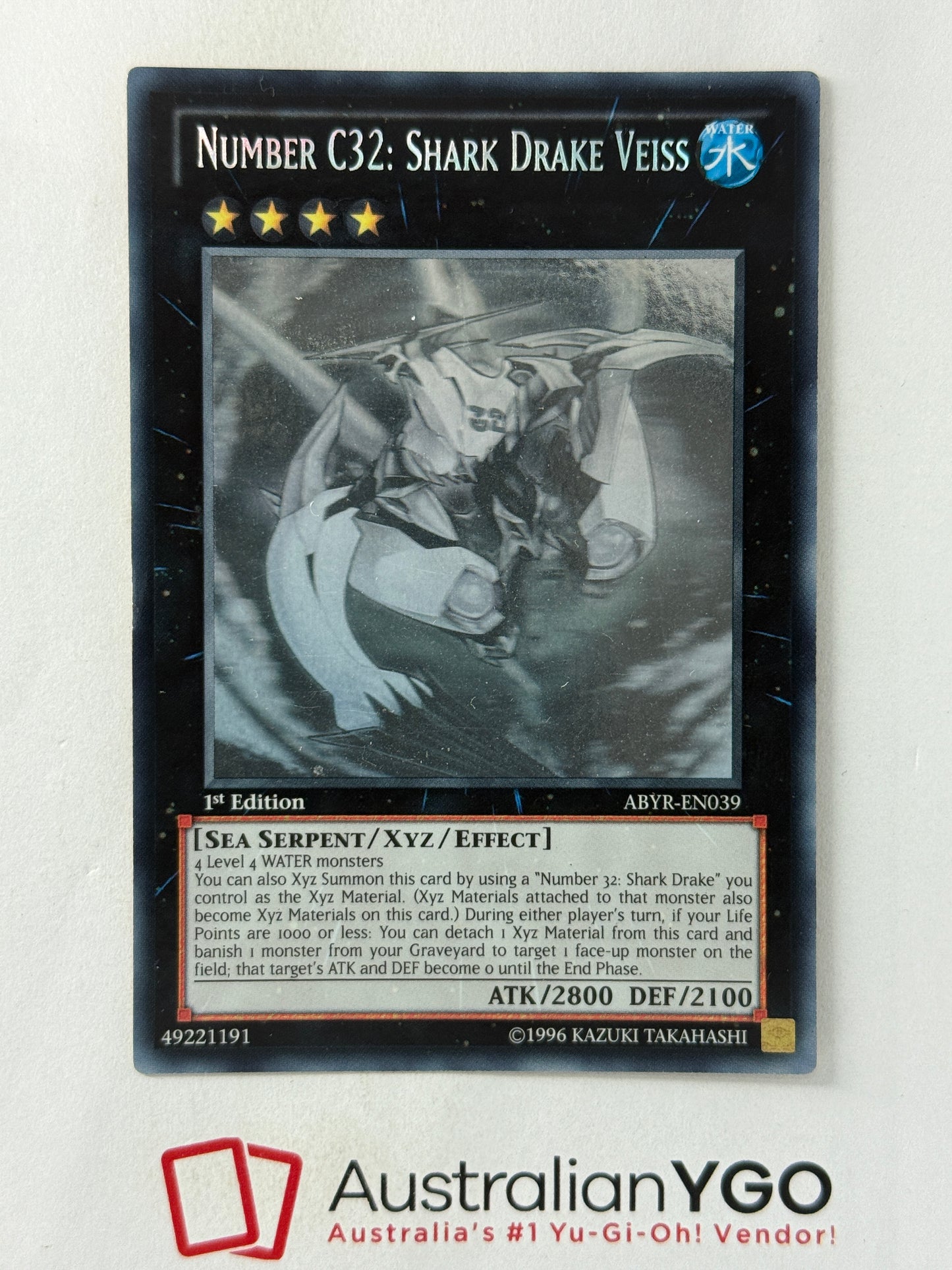 NUMBER C32: SHARK DRAKE VEISS ABYR-EN039(Ghost)