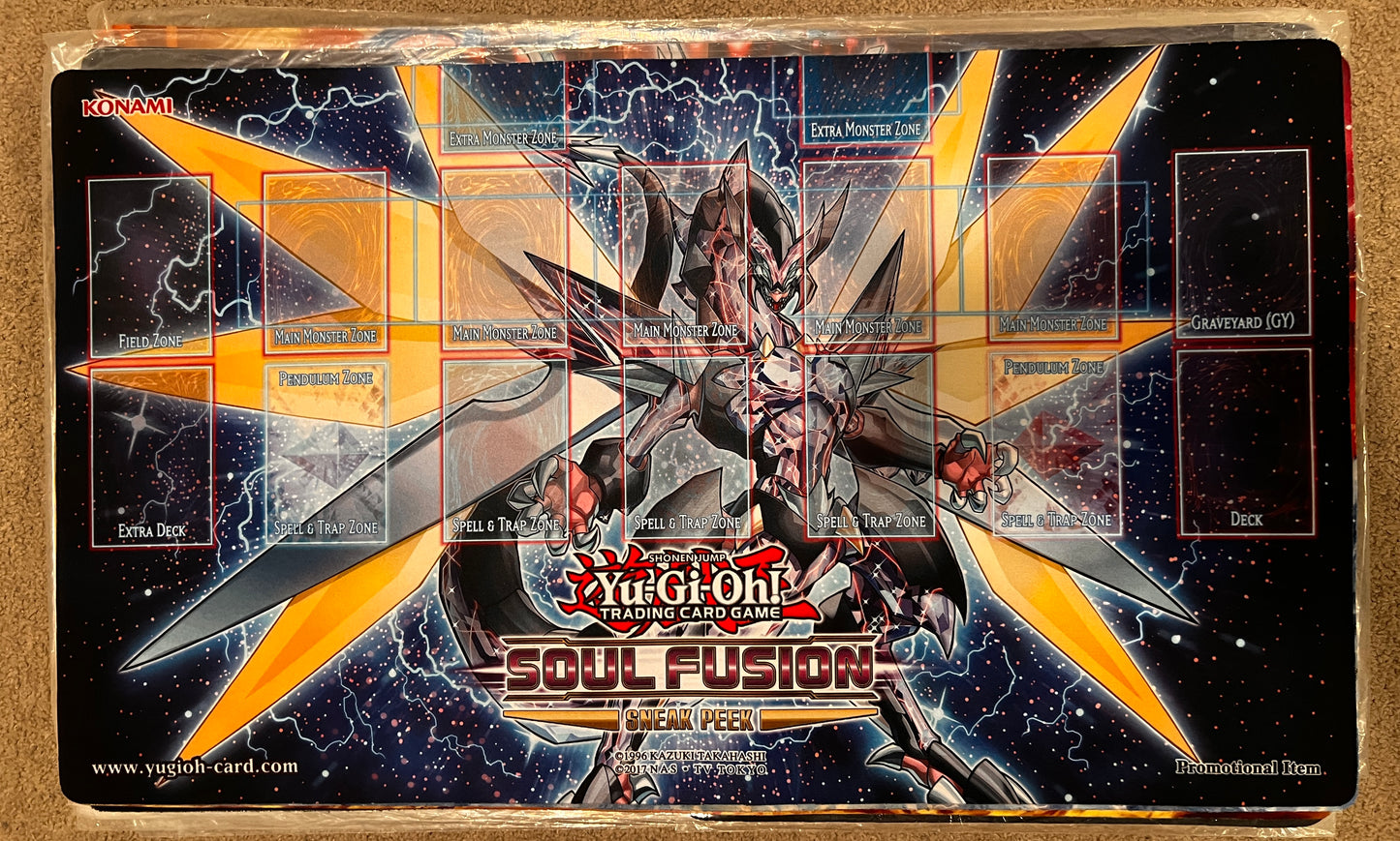 Official Yugioh Soul Fusion Sneak Peek Playmat Unsealed