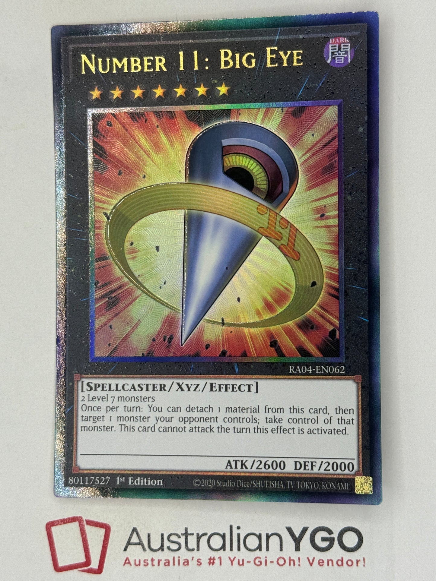 NUMBER 11: BIG EYE RA04-EN062 (PUR)