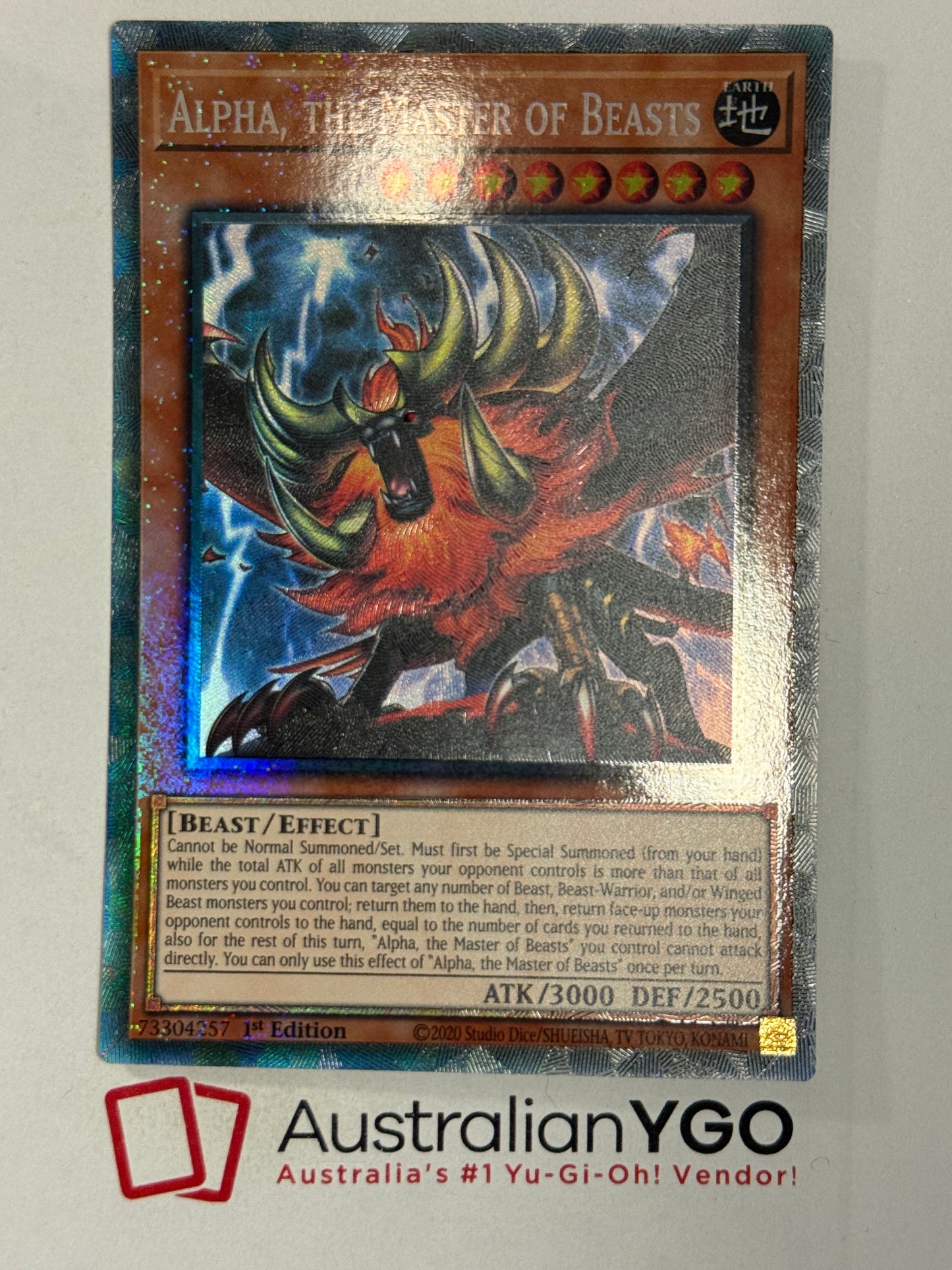 ALPHA, THE MASTER OF BEASTS RA01-EN022 (PCR)