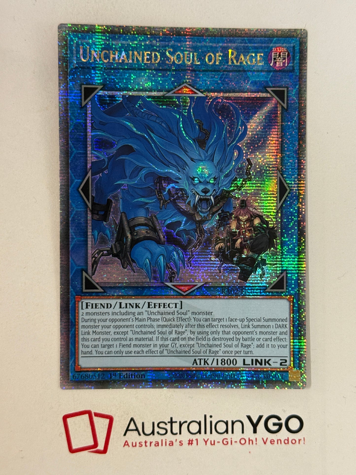 UNCHAINED SOUL OF RAGE RA02-EN041 (QCR)