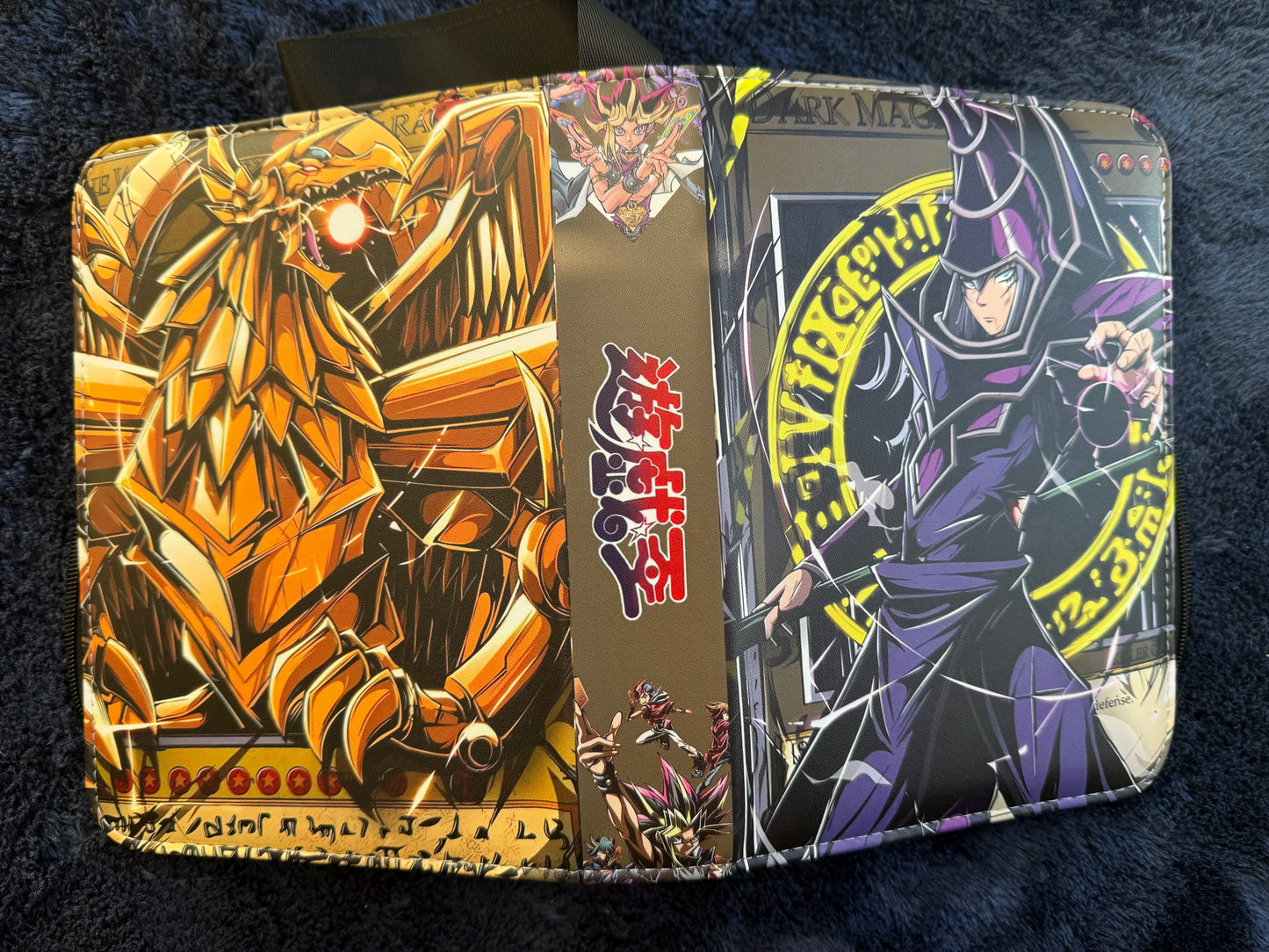 4x4 YGO Binder Featuring Dark Magician & The Winged Dragon of Ra