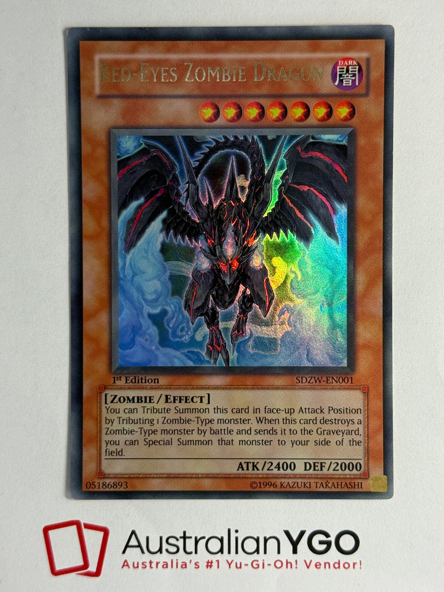 RED EYES ZOMBIE DRAGON SDZW-EN001
