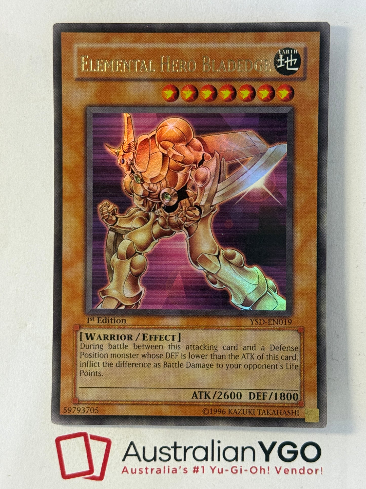 ELEMENTAL HERO BLADEDGE YSD-EN019