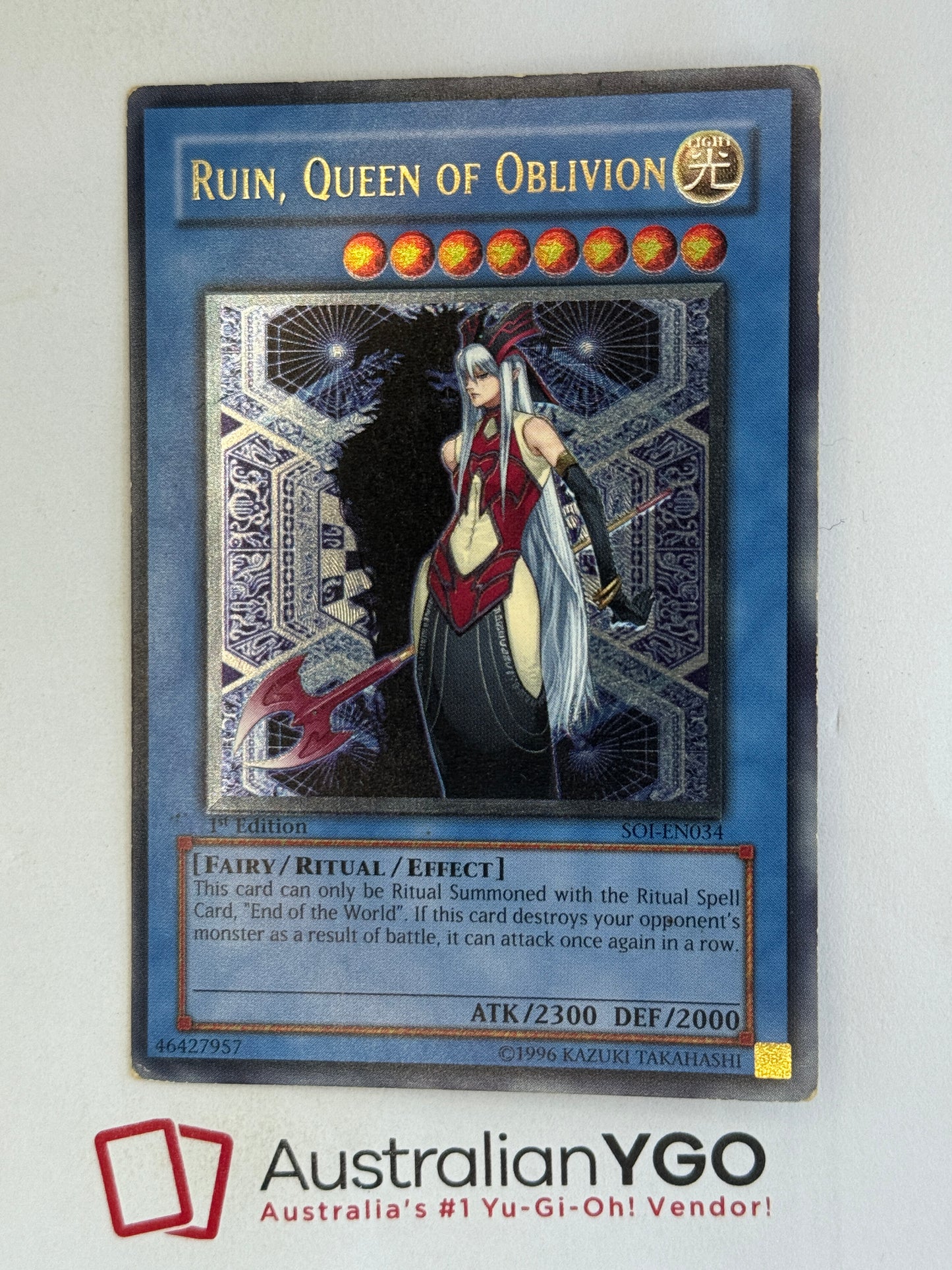 RUIN, QUEEN OF OBLIVION SOI-EN034 (UTR)