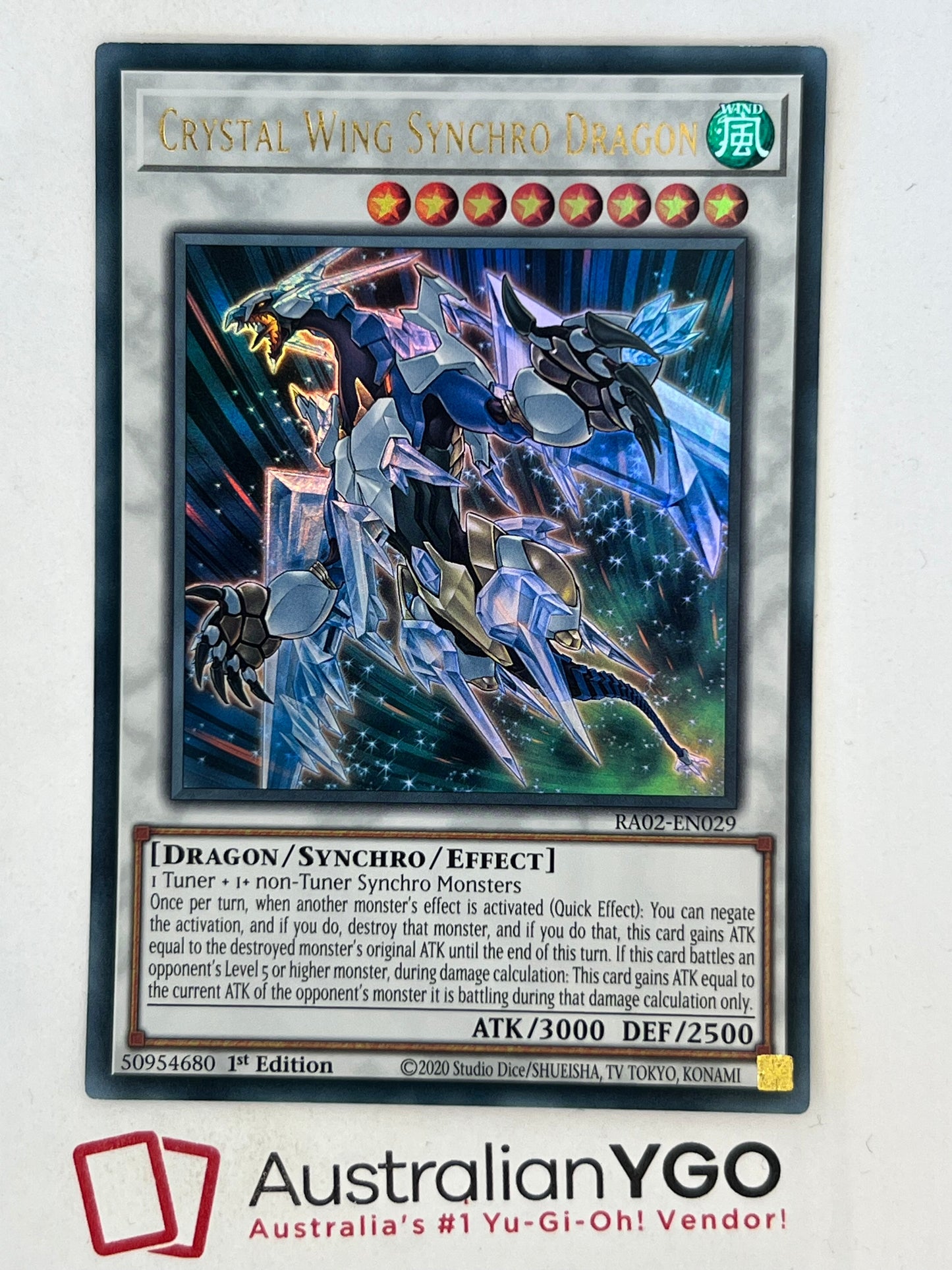 CRYSTAL WING SYNCHRO DRAGON RA02-EN029