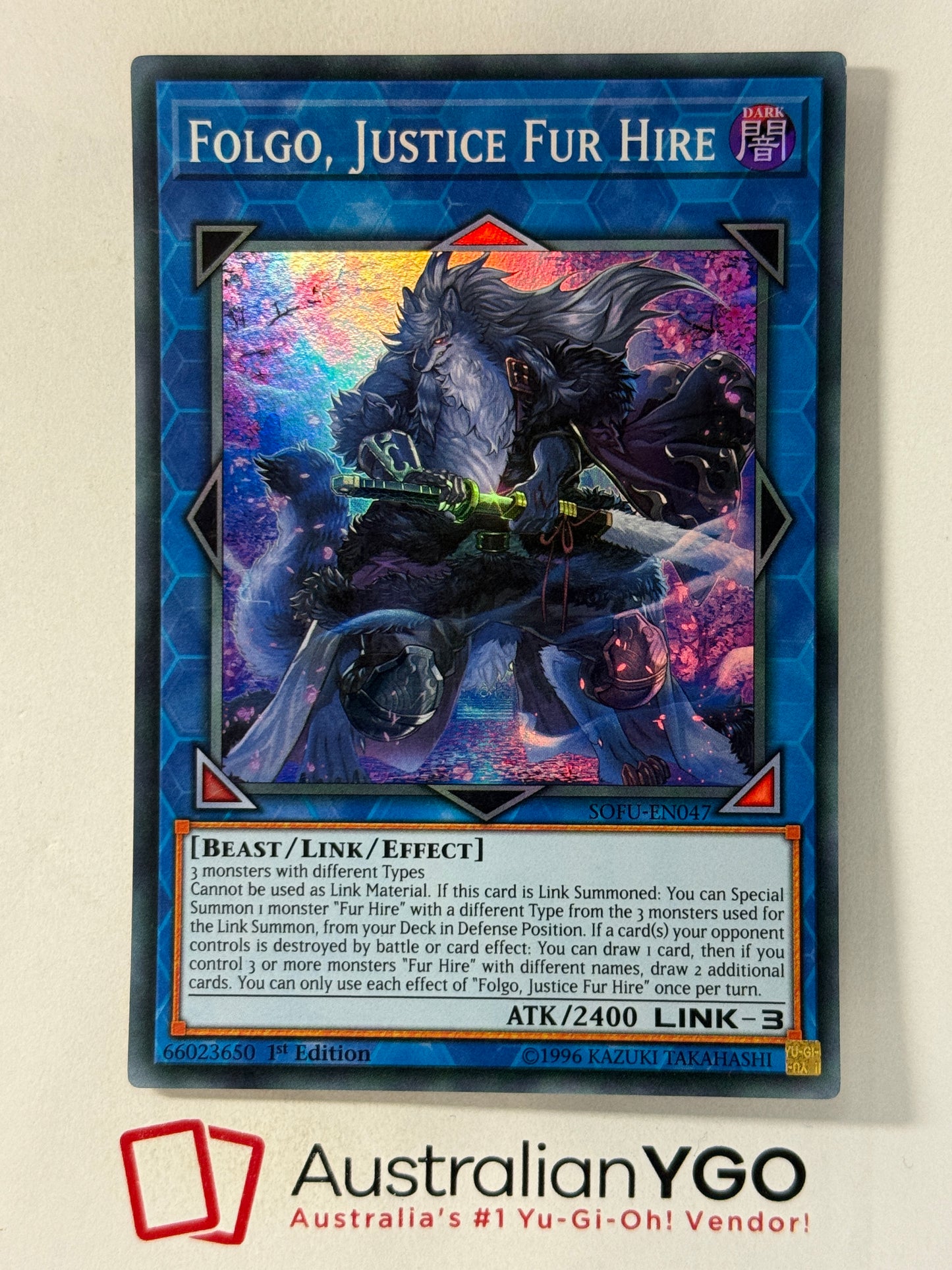 FOLGO, JUSTICE FUR HIRE SOFU-EN047
