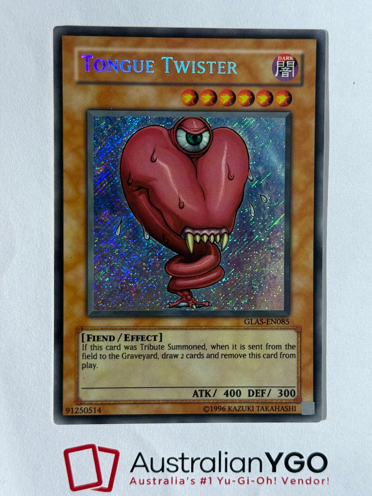 TONGUE TWISTER GLAS-EN085