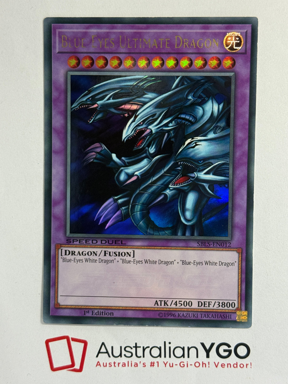 BLUE-EYES ULTIMATE DRAGON SBLS-EN012