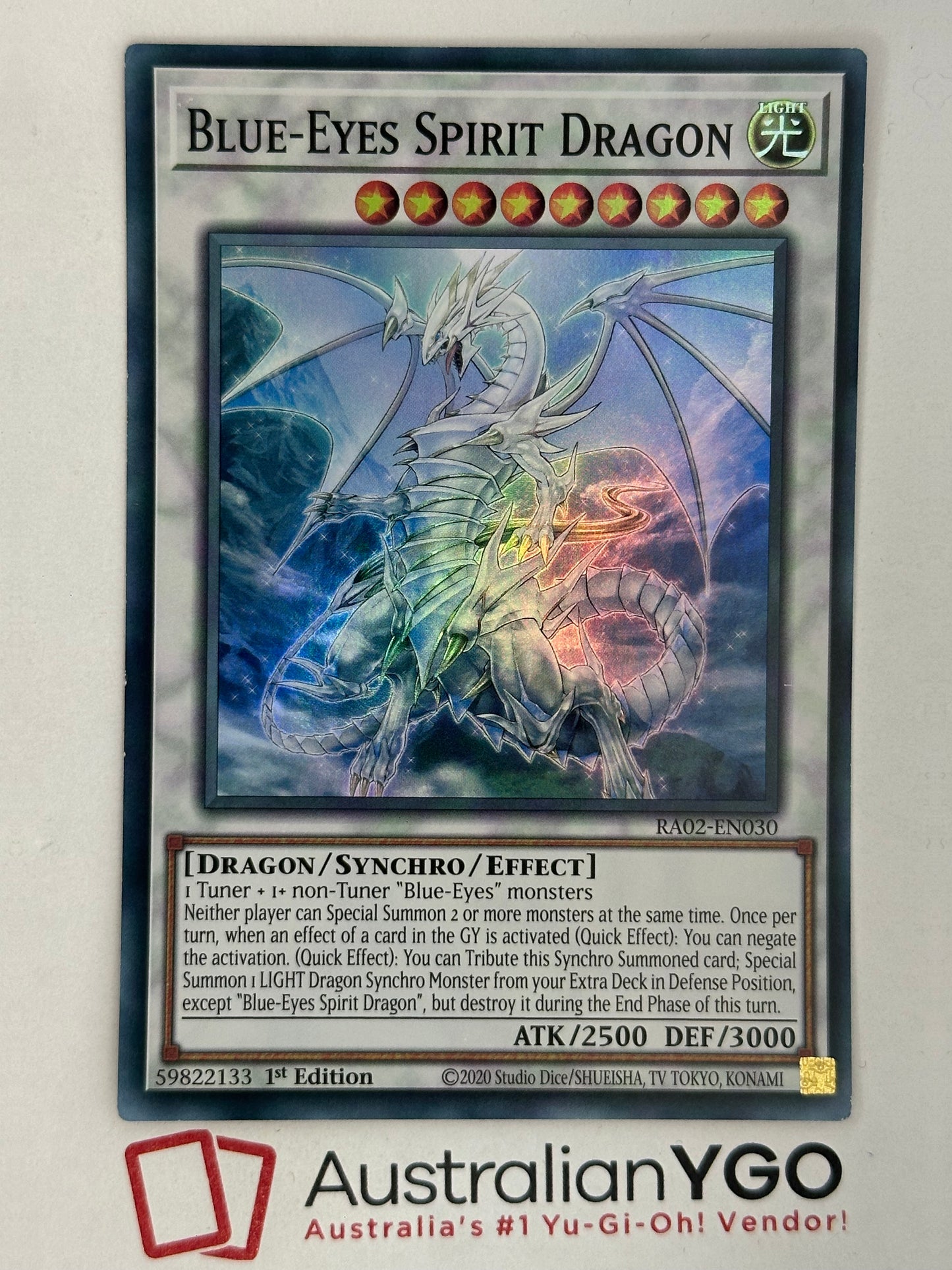 BLUE-EYES SPIRIT DRAGON RA02-EN030