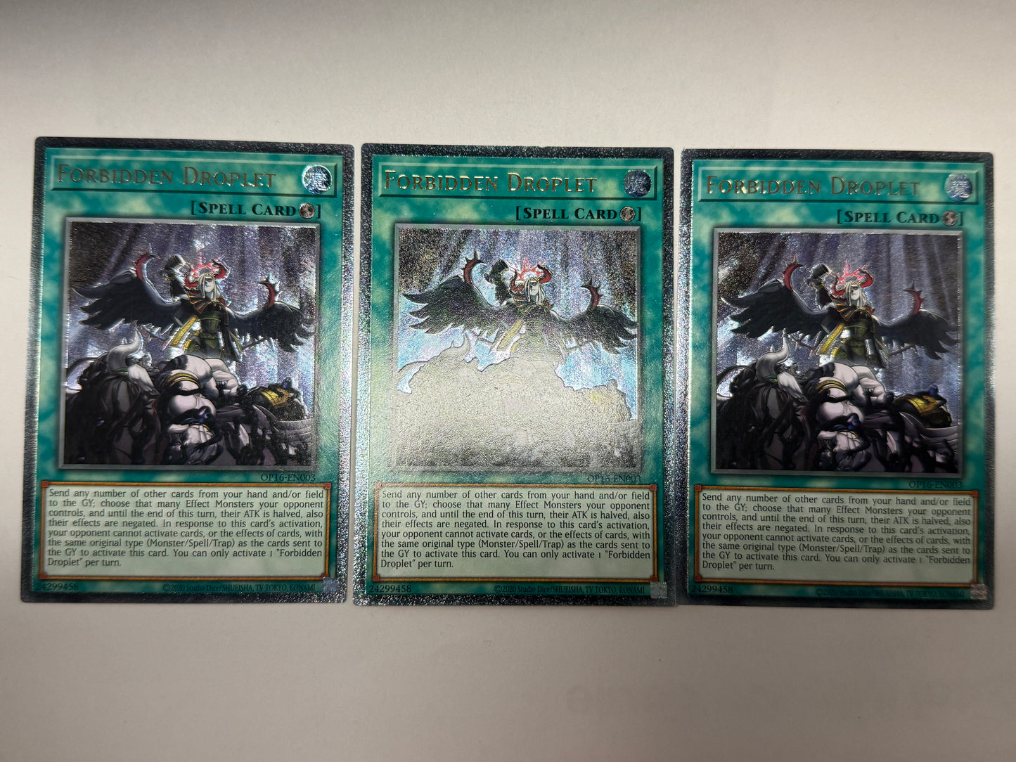FORBIDDEN DROPLET OP16-EN003 (UTR) Playset