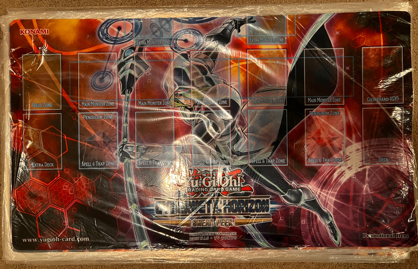 Official Yugioh Cybernetic Horizon Sneak Peek Playmat Sealed
