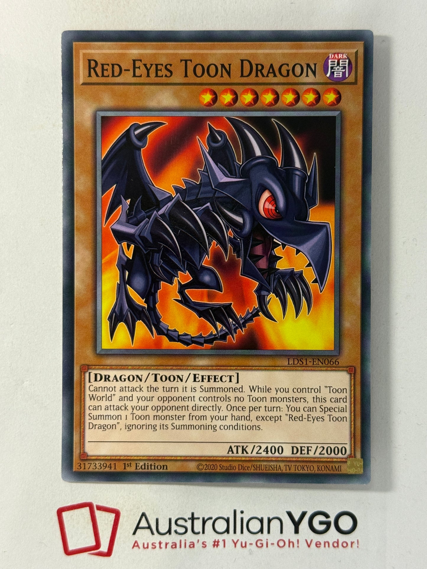 RED-EYES TOON DRAGON LDS1-EN066