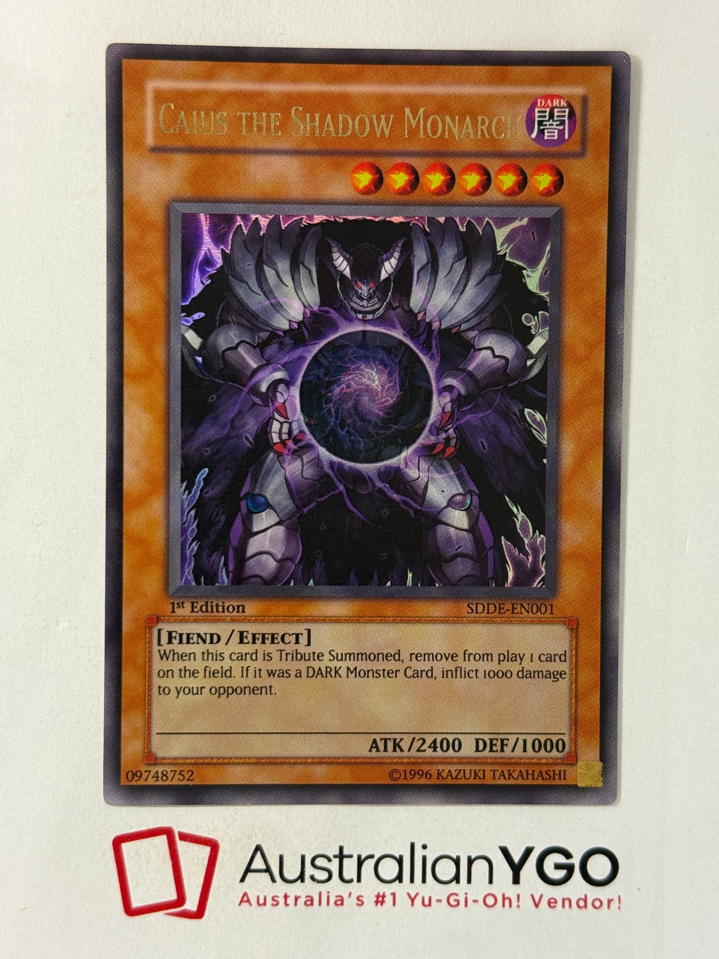 CATUS THE SHADOW MONARCH SDDE-EN001