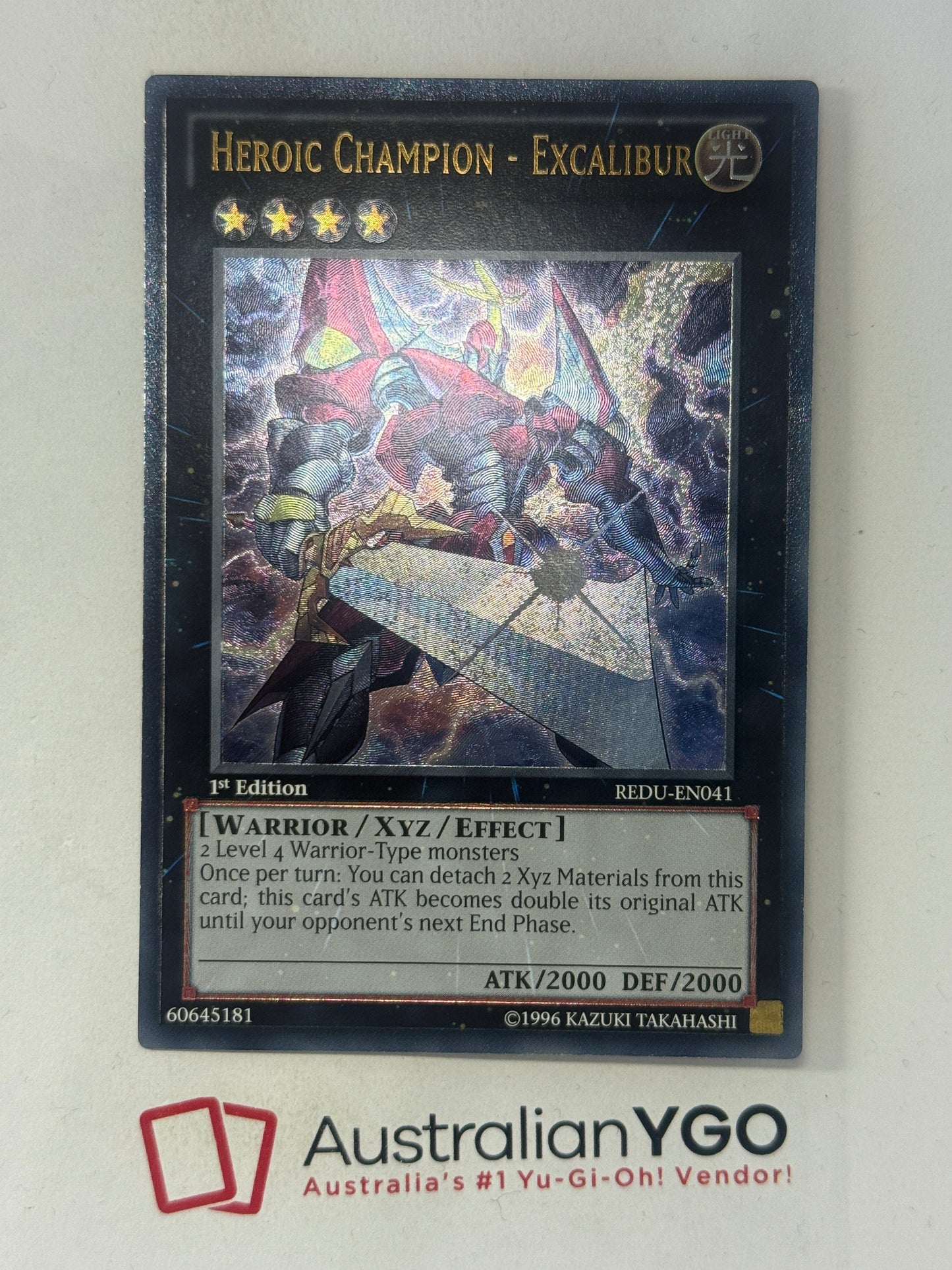 HEROIC CHAMPION - EXCALIBUR REDU-EN041 (UTR)