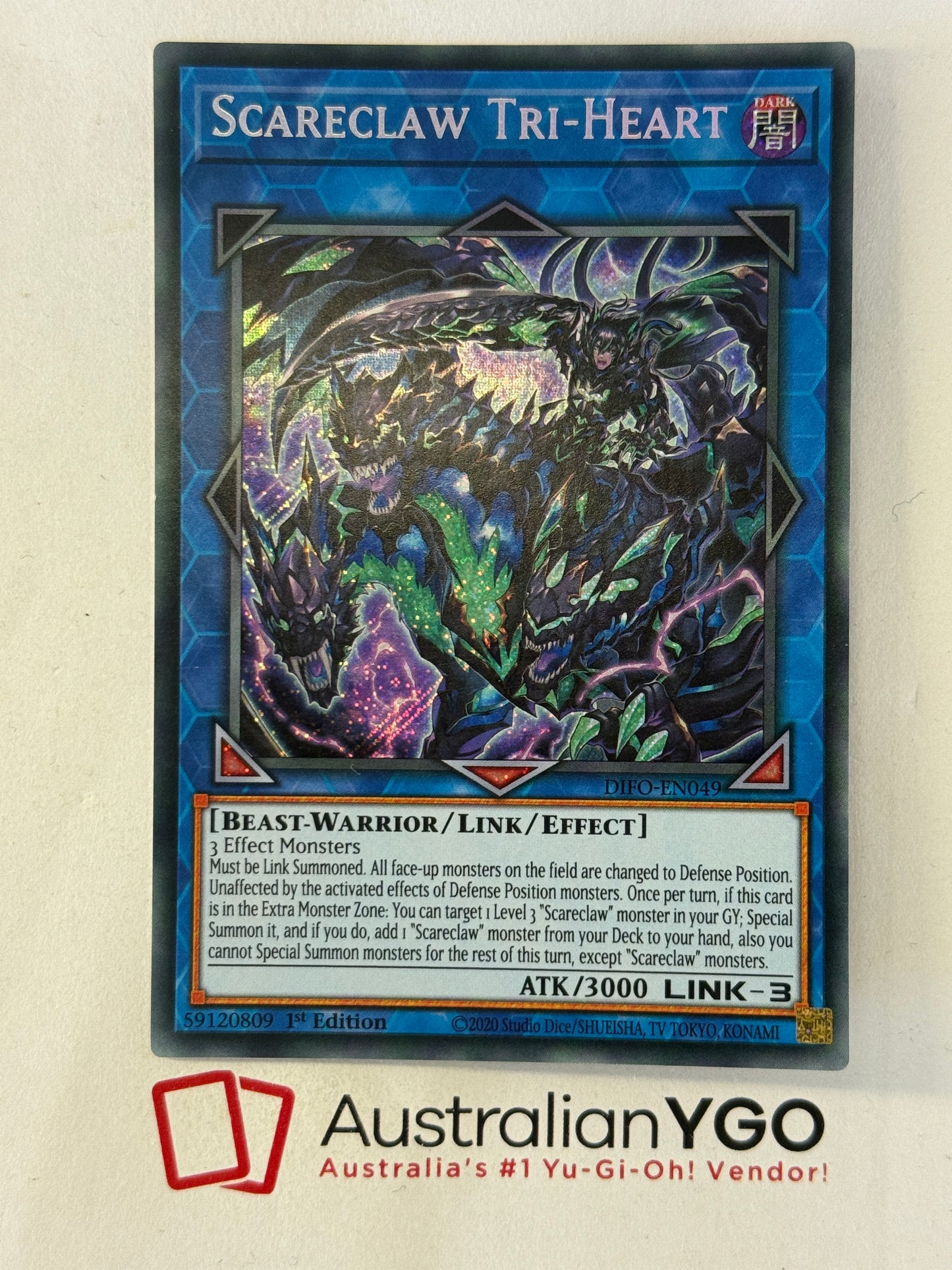 SCARECLAW TRI-HEART DIFO-ENO49