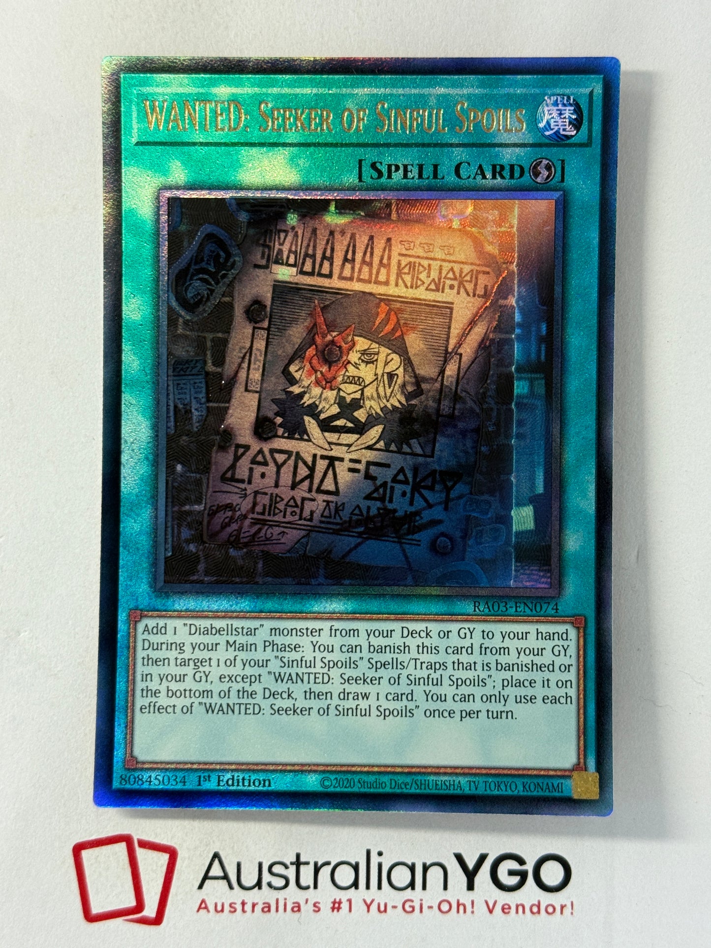 WANTED: SEEKER OF SINFUL SPOILS RA03-EN074 (PUR)