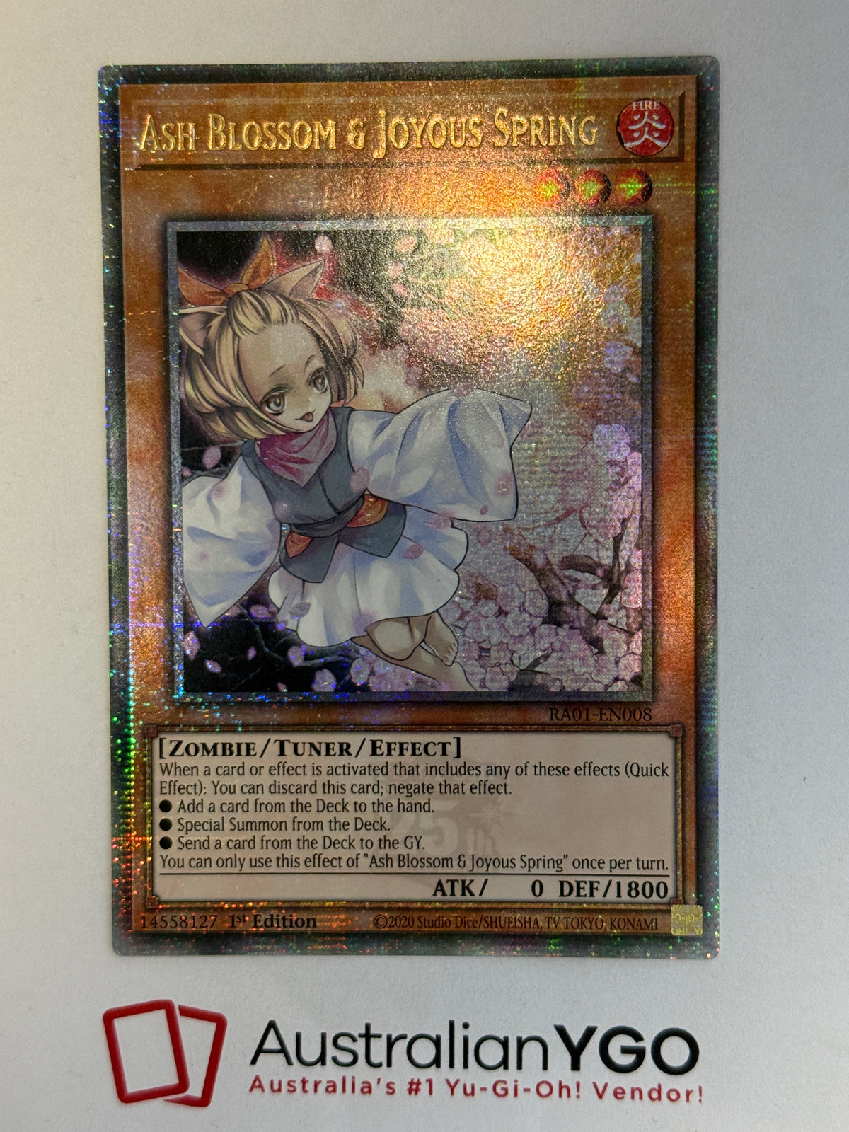 ASH BLOSSOM & JOYOUS SPRING RA01-EN008 (QCR)