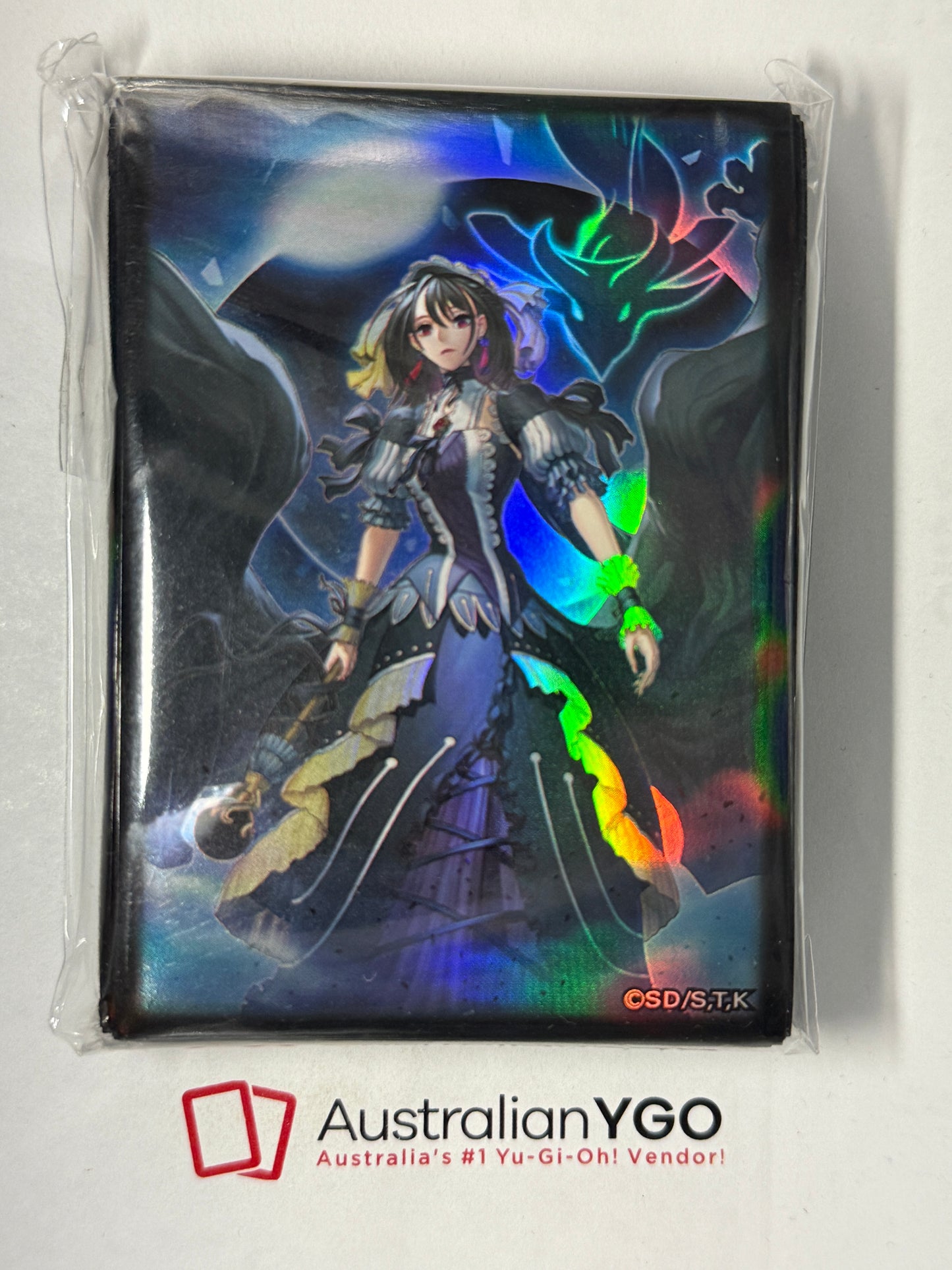 Official Yugioh UNDERWORLD GODDESS OF THE CLOSED WORLD Sleeves (100)