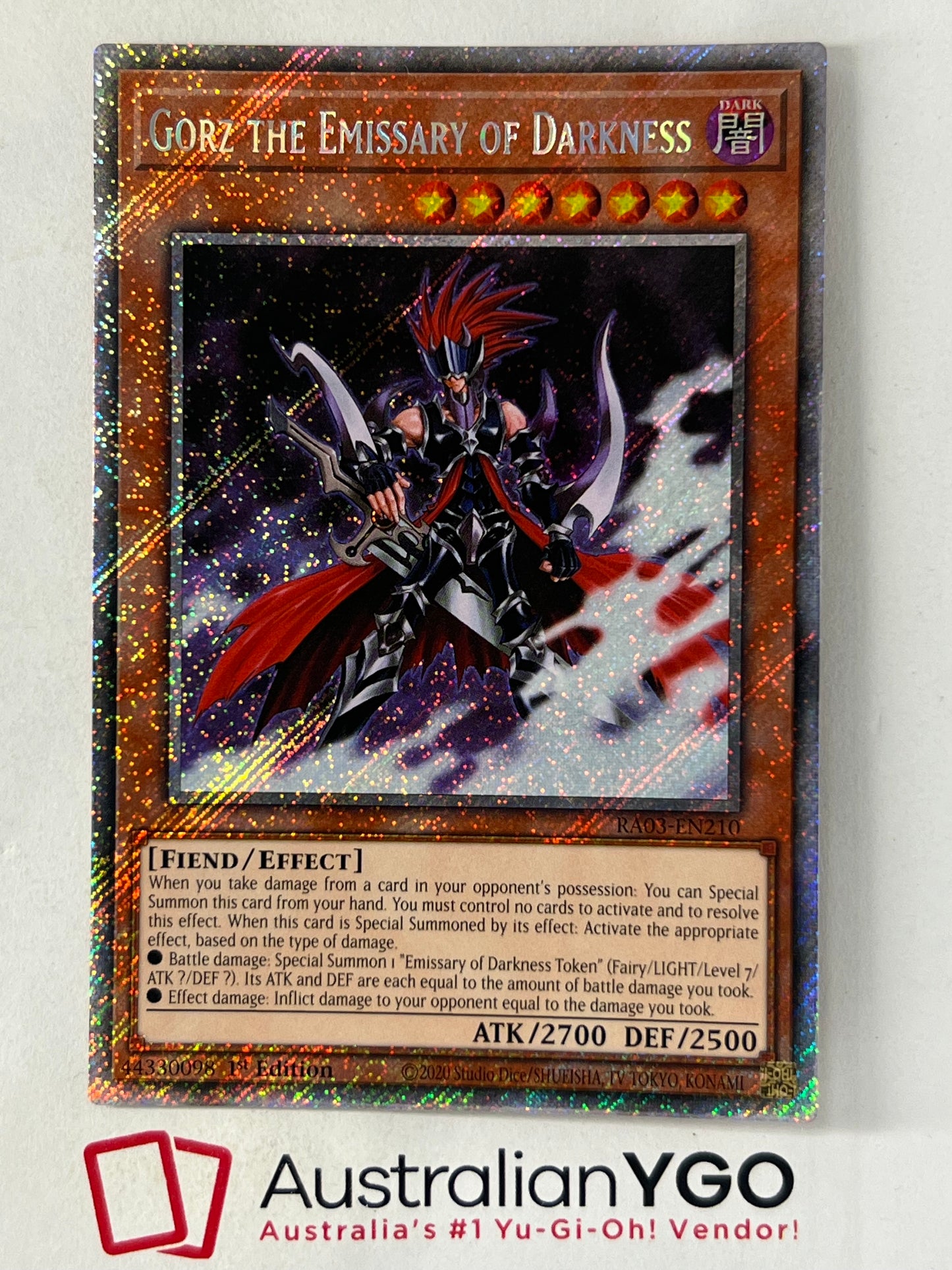 GORZ THE EMISSARY OF DARKNESS RA03-EN210