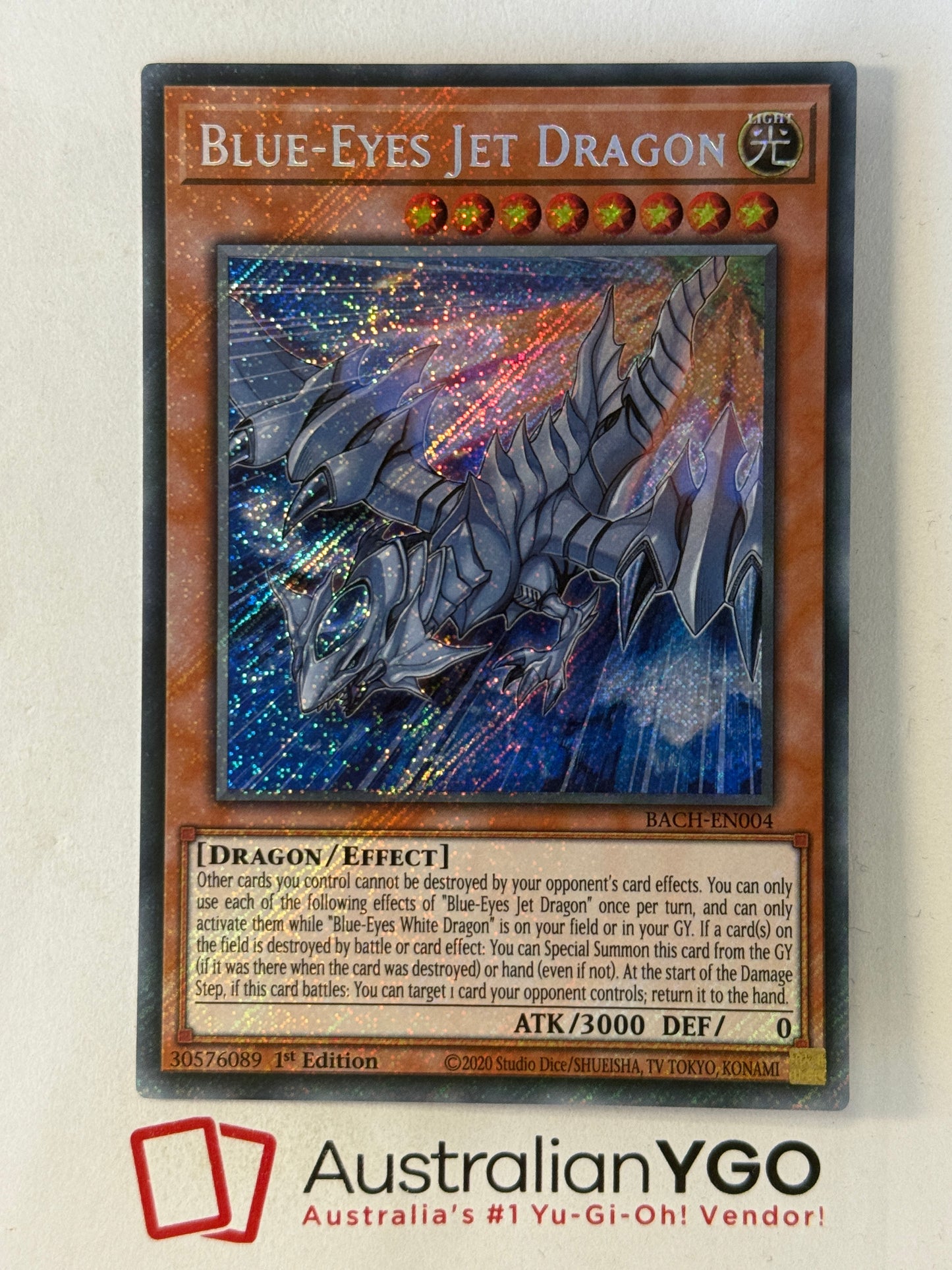 BLUE-EYES JET DRAGON BACH-EN004