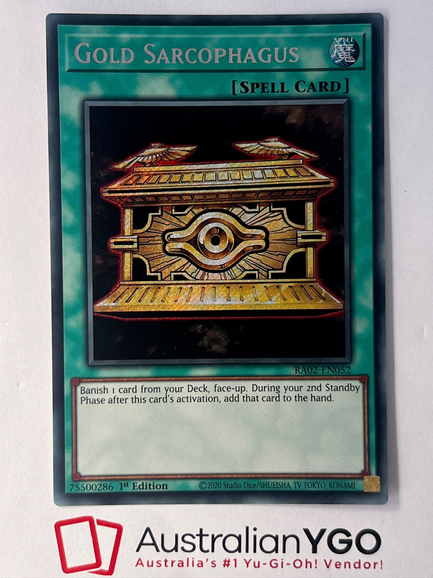 GOLD SARCOPHAGUS RA02-EN052