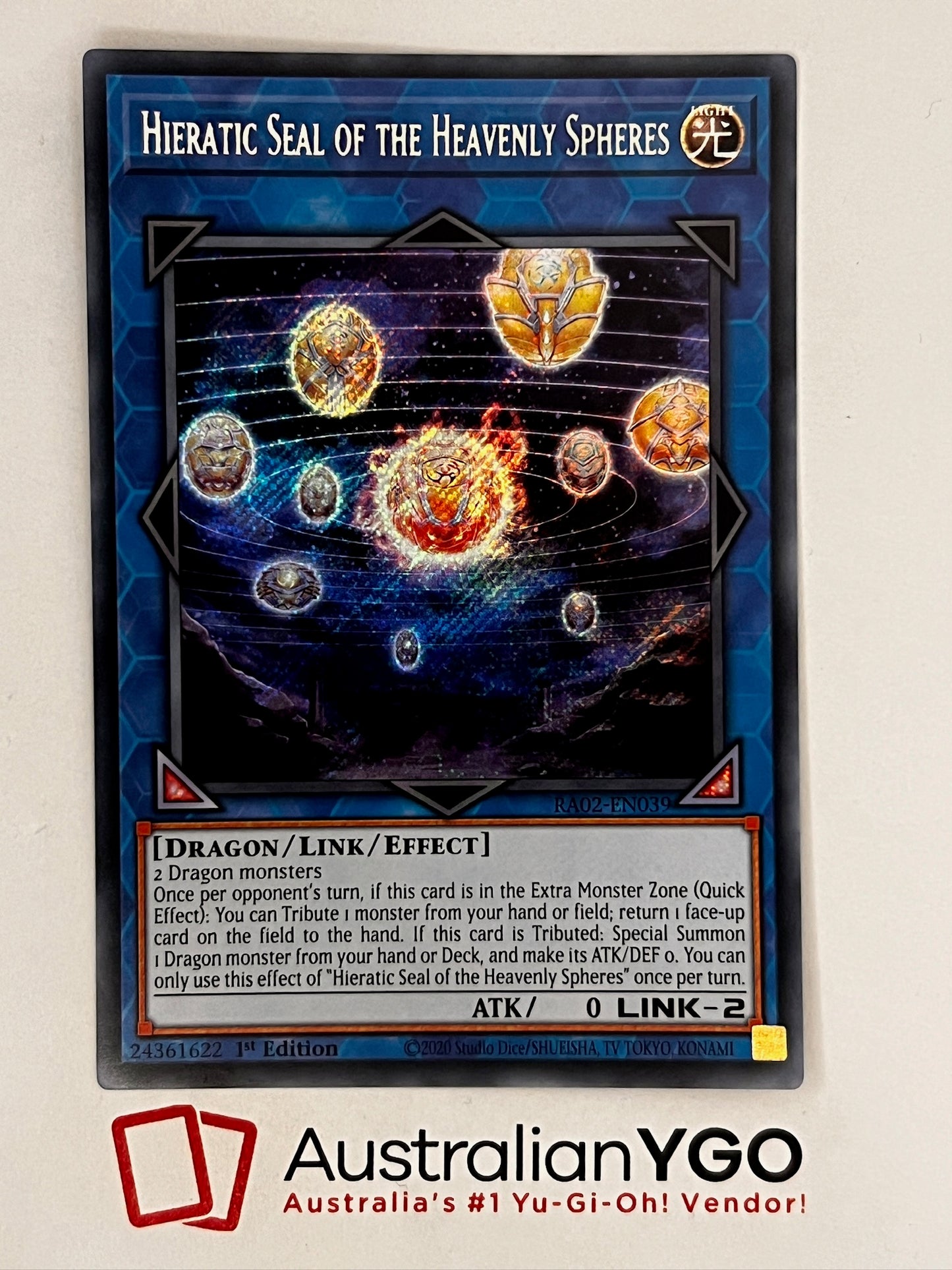 HIERATIC SEAL OF THE HEAVENLY SPHERES RA02-EN039