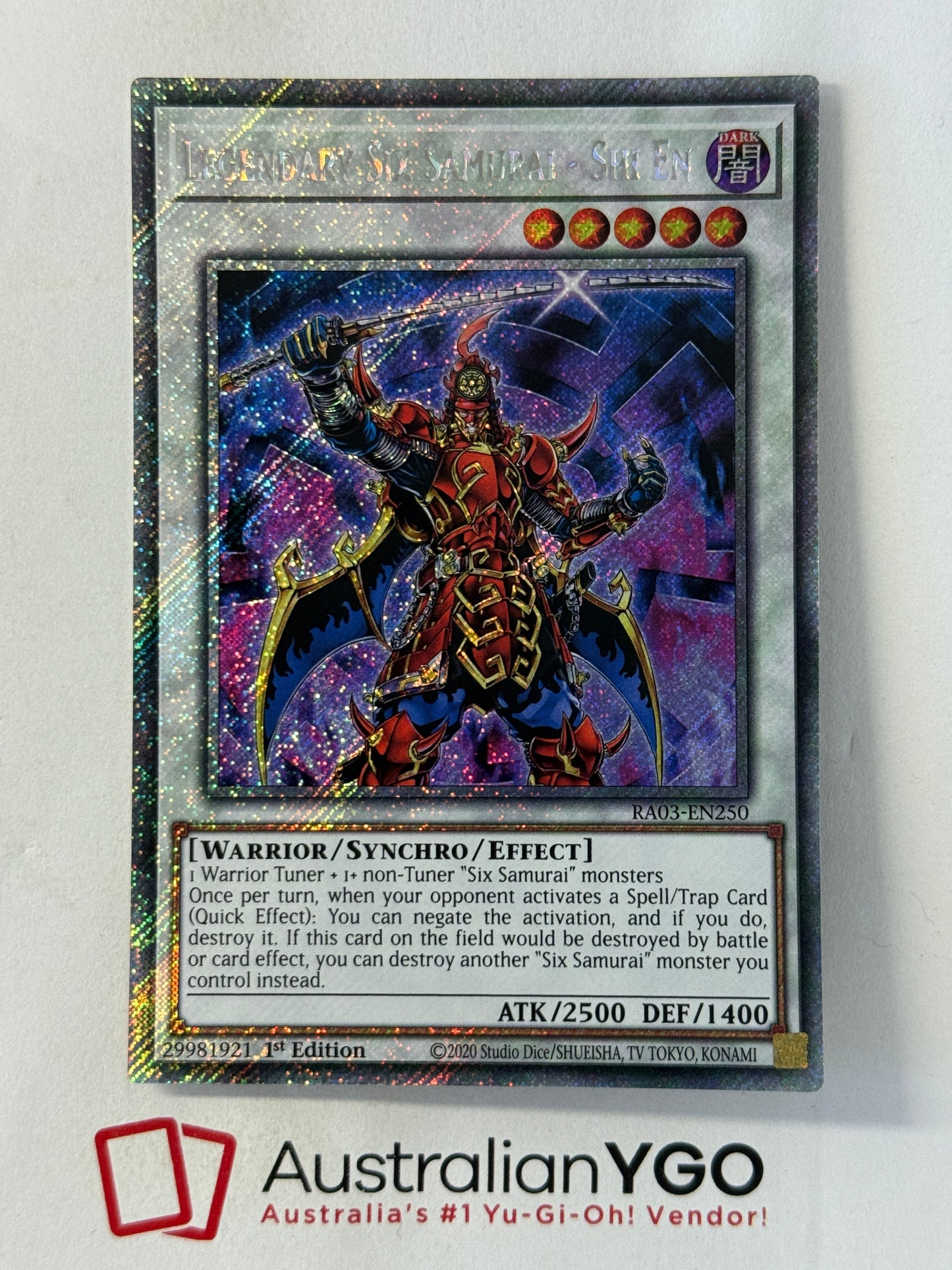 LEGENDARY SIX SAMURAI SHI-EN RA03-EN250