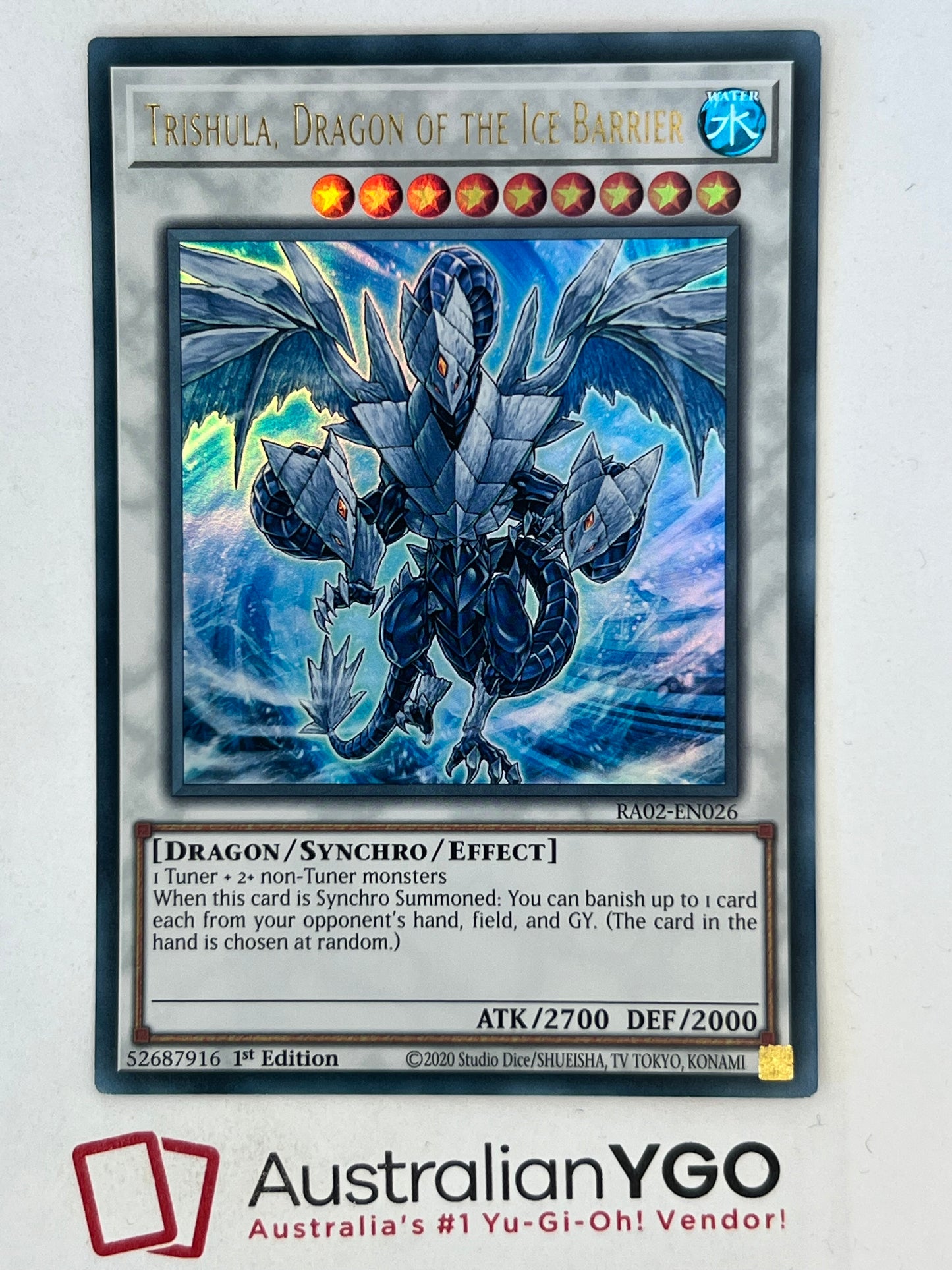 TRISHULA, DRAGON OF THE ICE BARRIER RA02-EN026