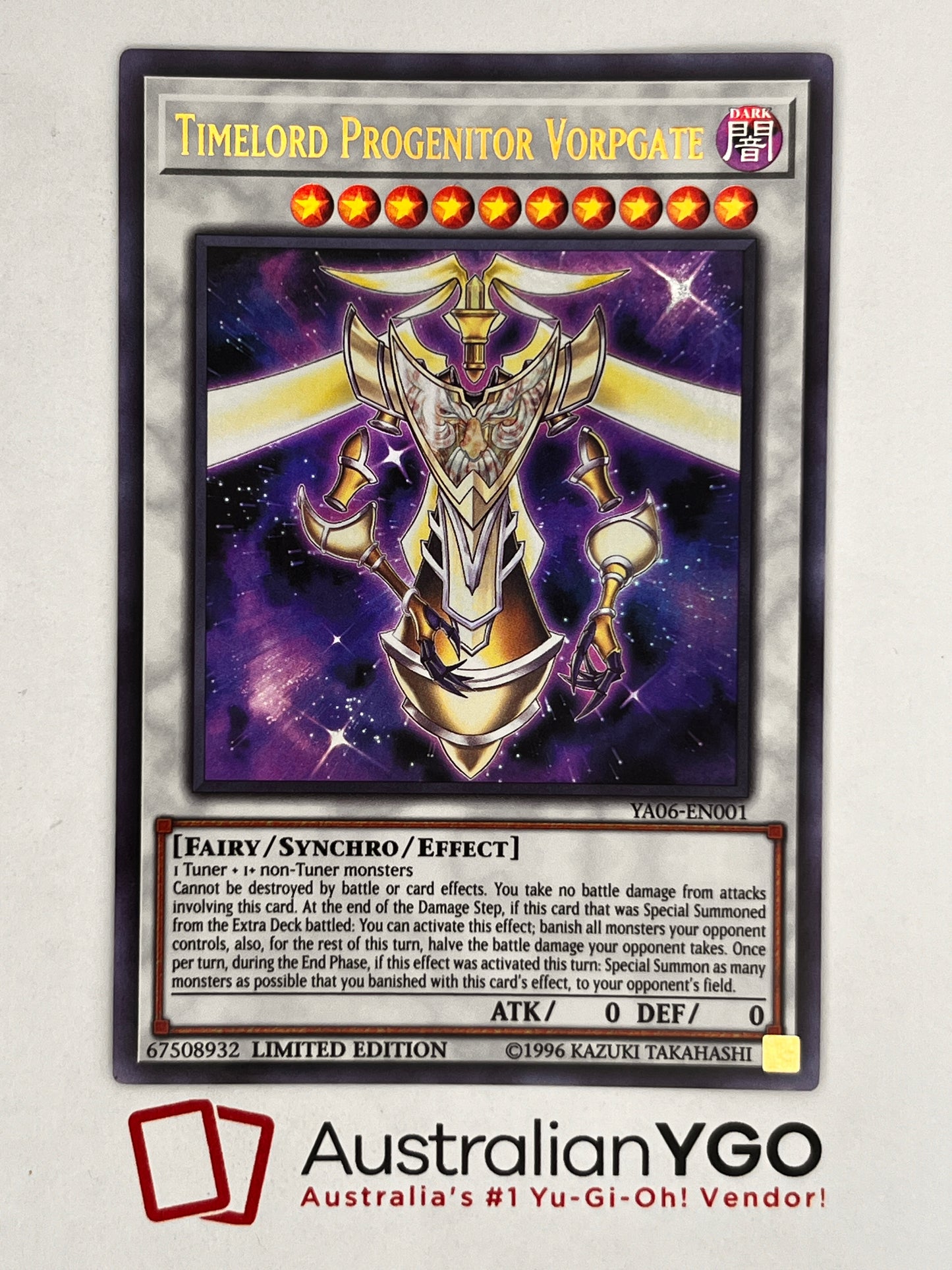 TIMELORD PROGENITOR VORPGATE YA06-EN001
