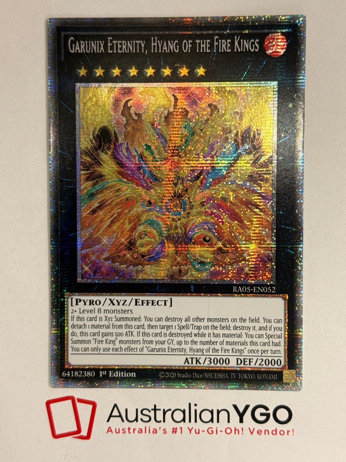 GARUNIX ETERNITY, HYANG OF THE FIRE KINGS RA05-EN052 (Starlight)