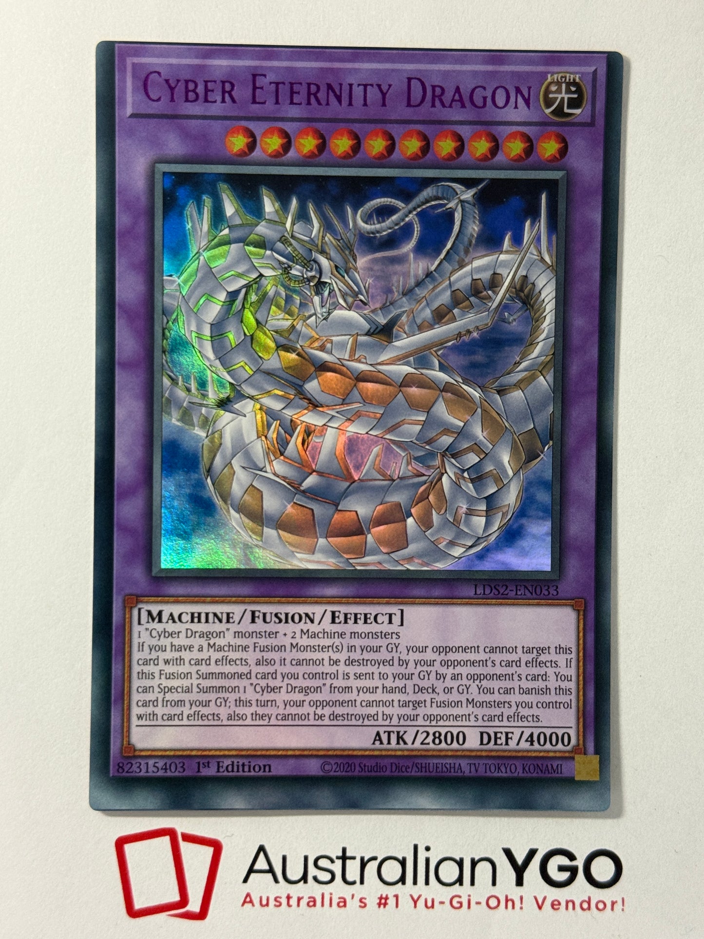 CYBER ETERNITY DRAGON LDS2-EN033 (Misprint)
